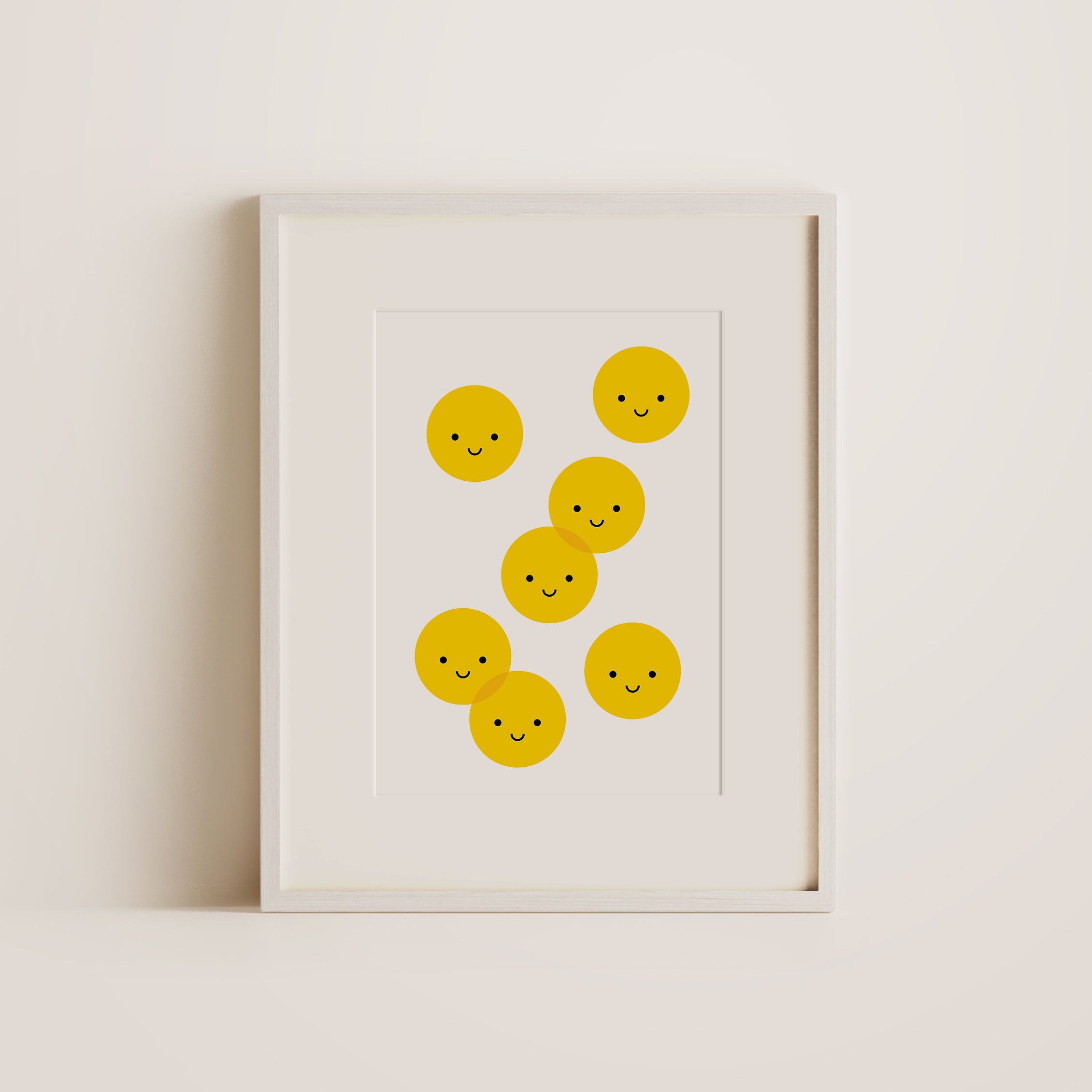 Smiley faces - Art Print