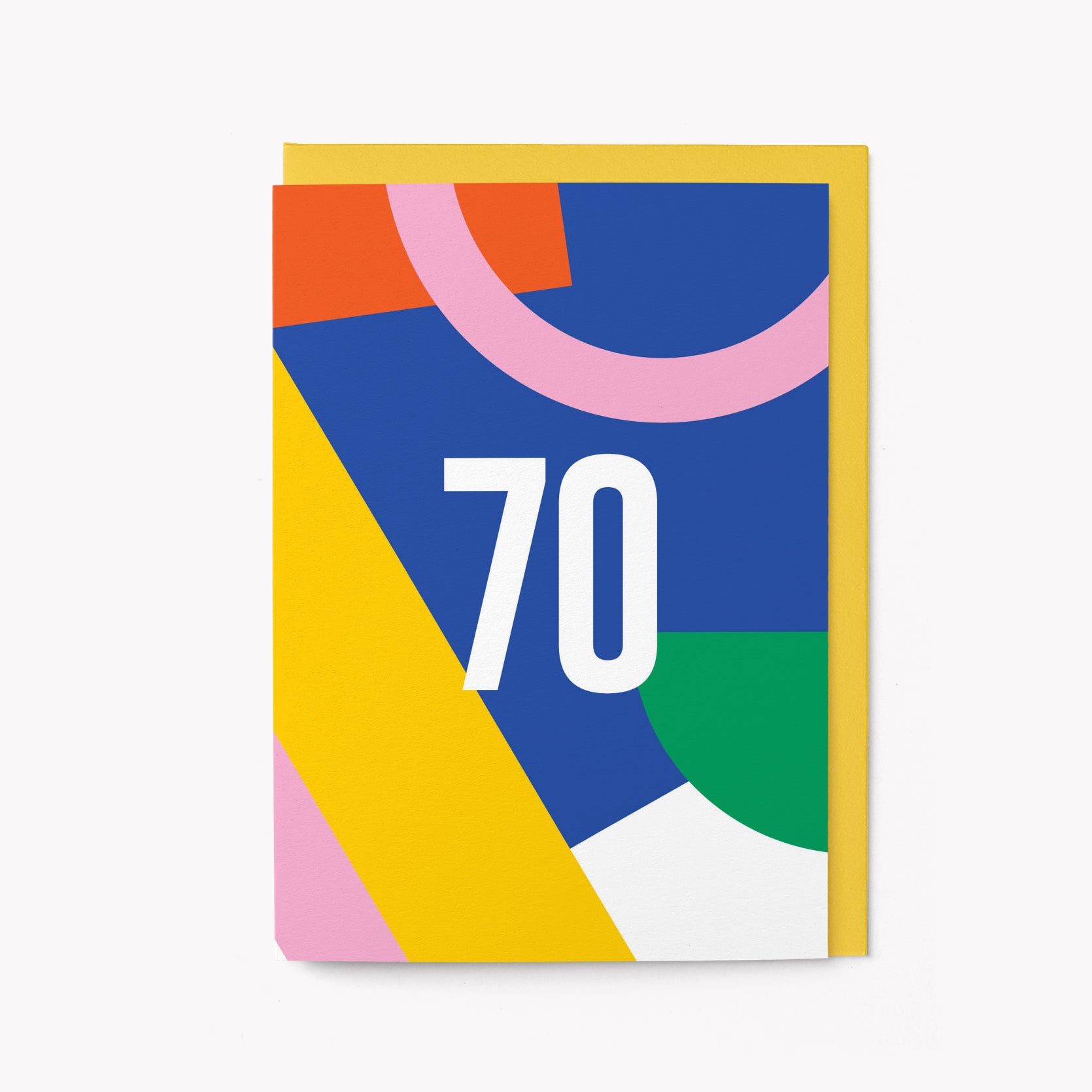 70th Birthday - Greeting card