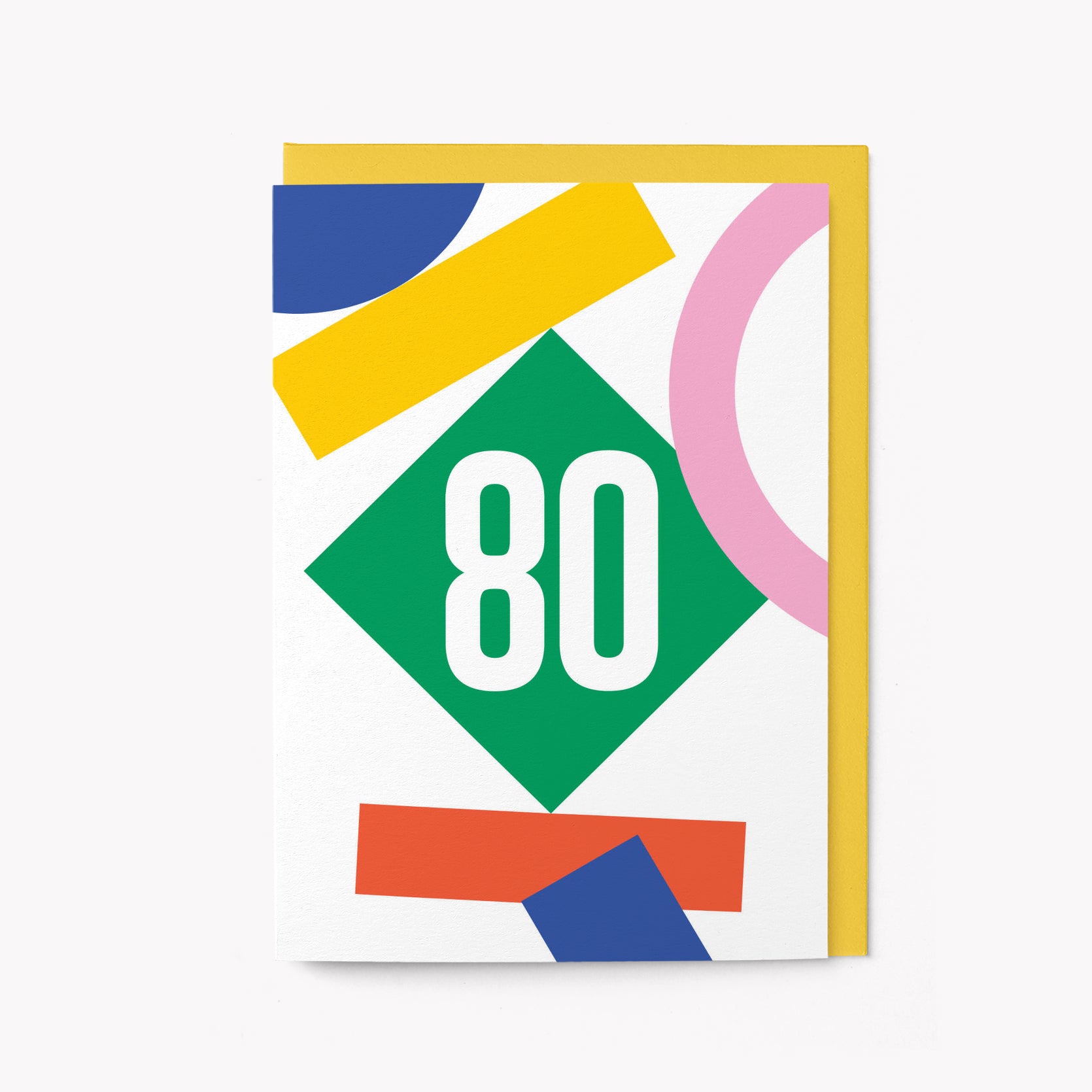 80th Birthday - Greeting card
