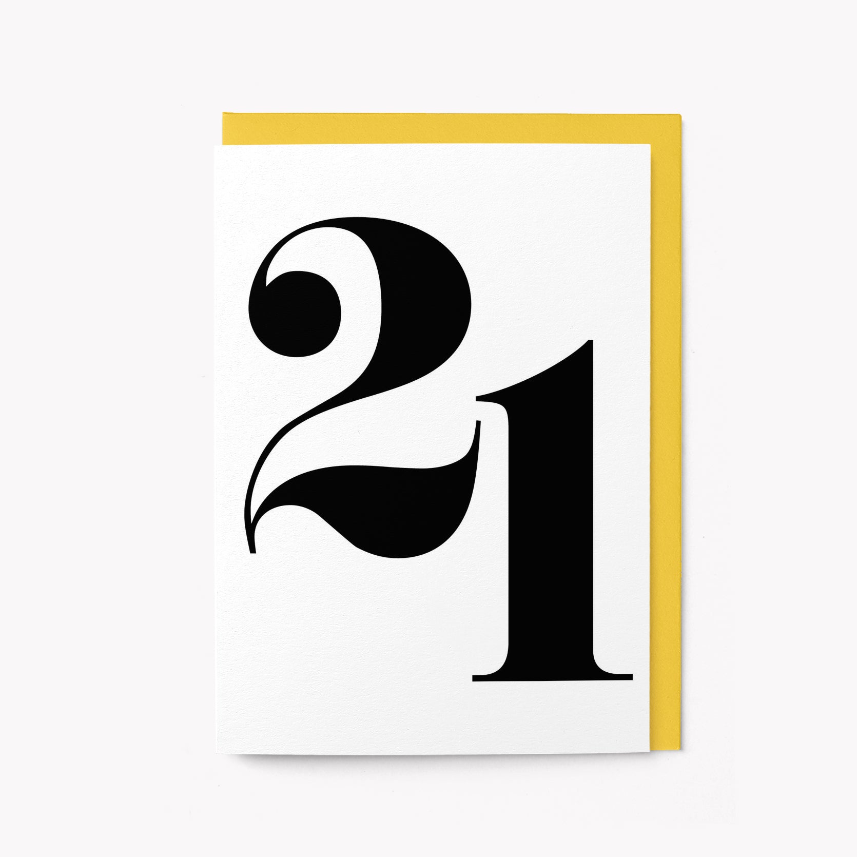 21st Birthday - Greeting card