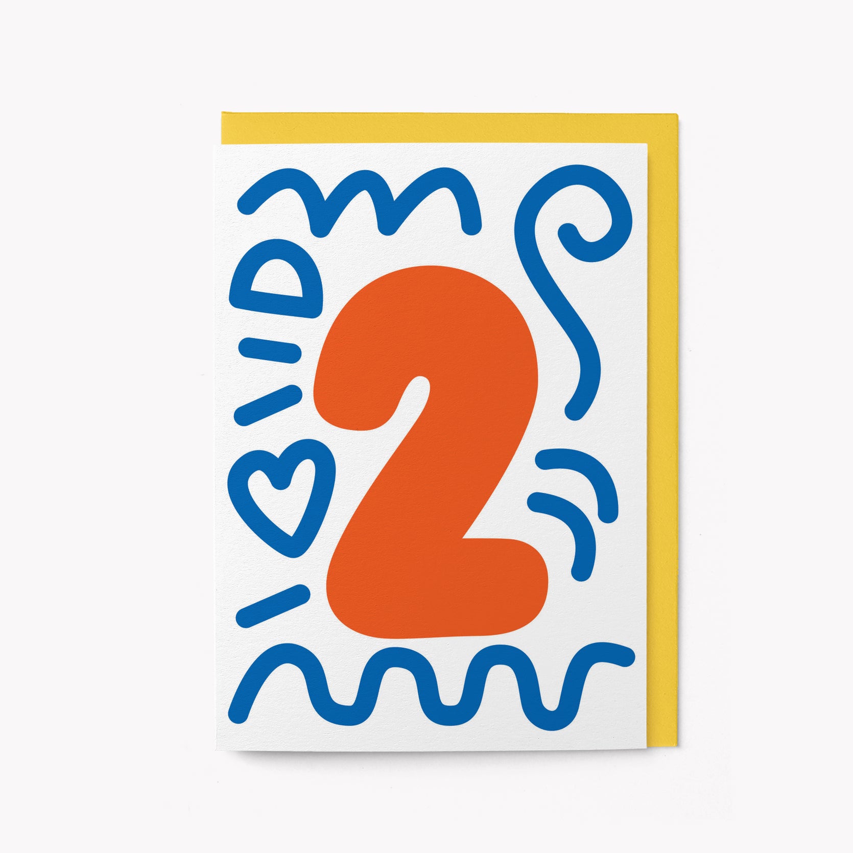 2nd Birthday - Greeting card