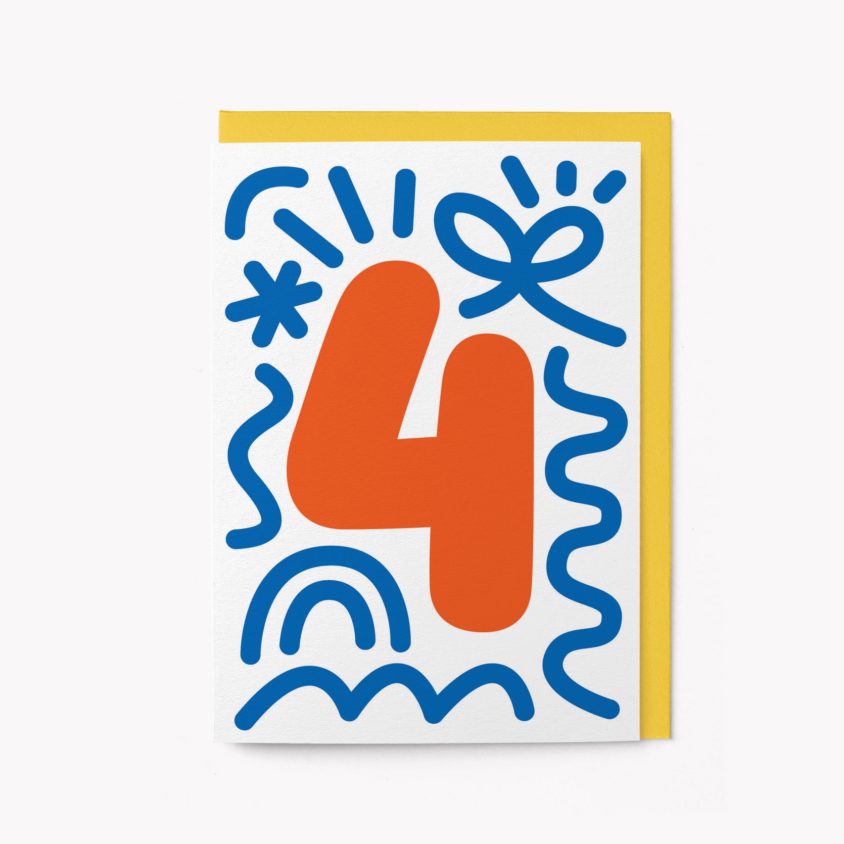 4th Birthday - Greeting card