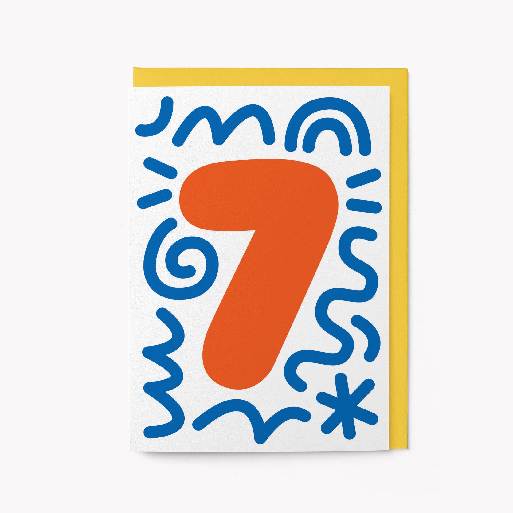 7th Birthday - Greeting card