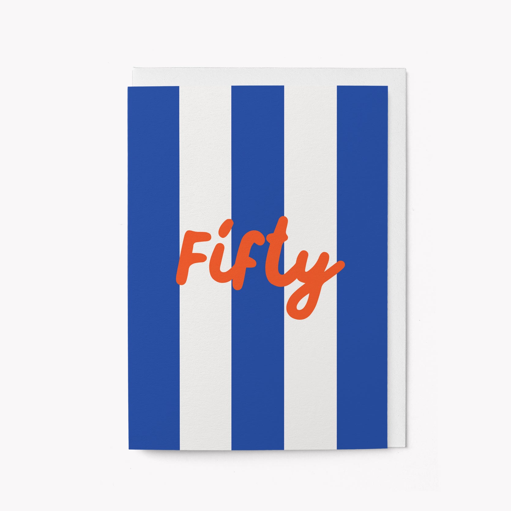 Fifty - Birthday card