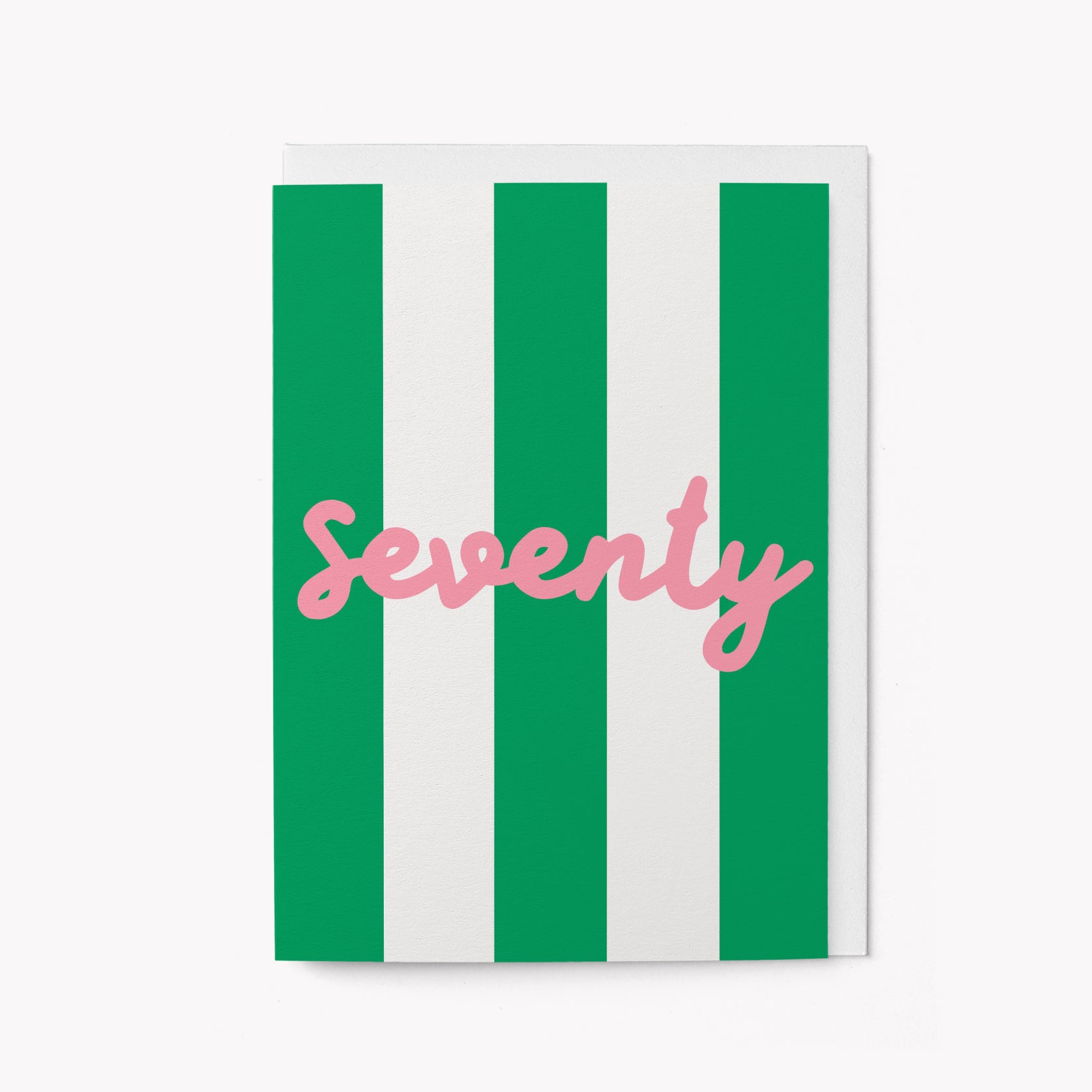 Seventy - Birthday card