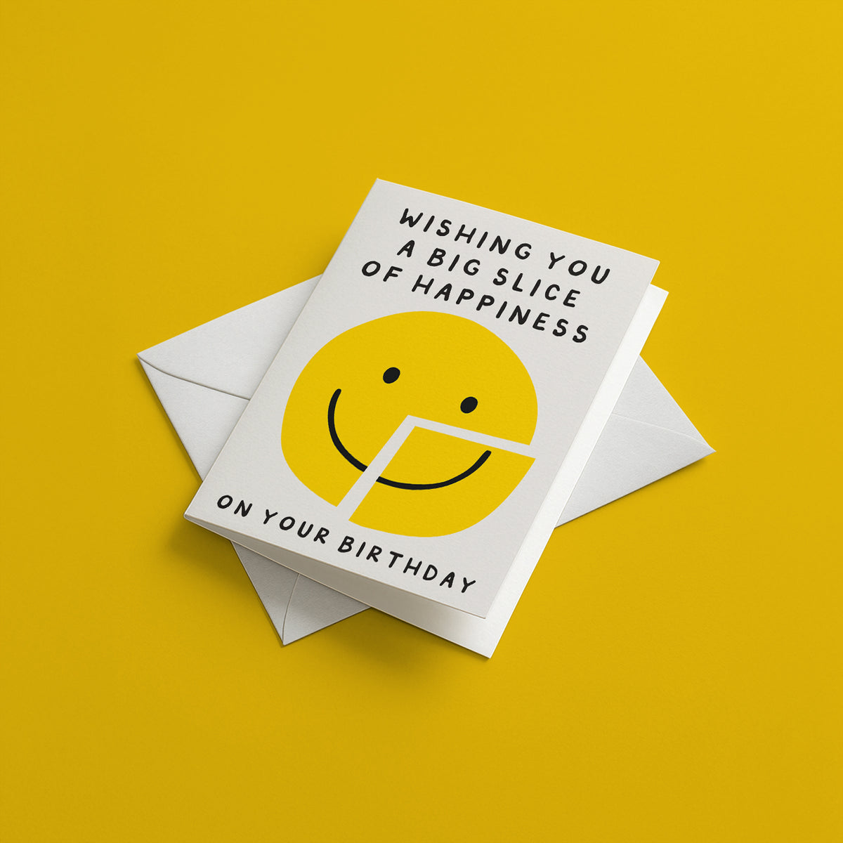 A Big Slice of Happiness - Greeting card