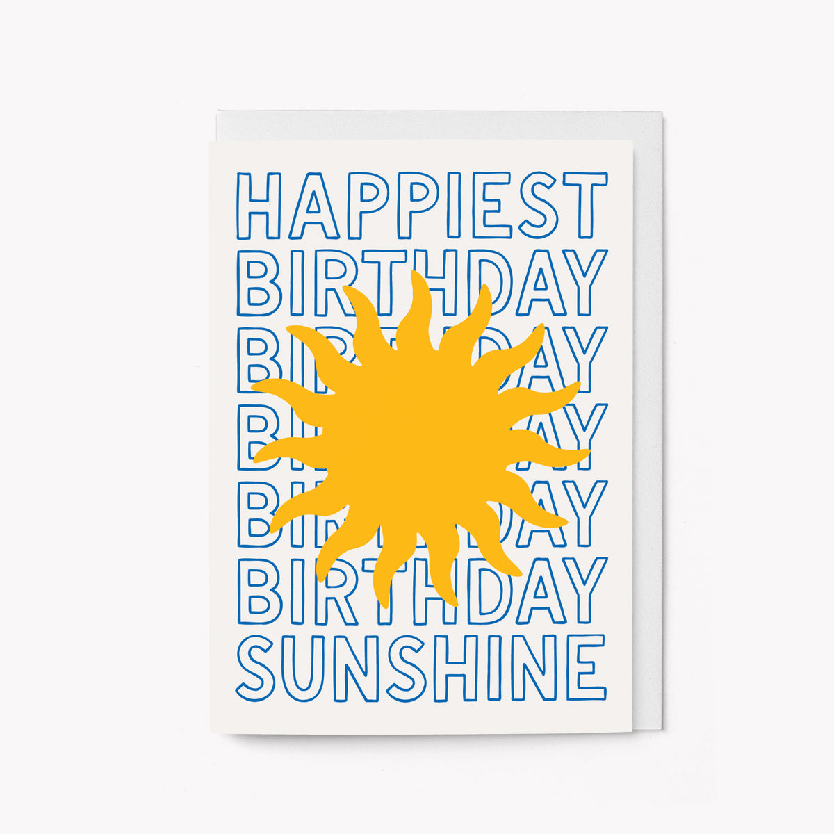 Happiest Birthday Sunshine - Greeting card