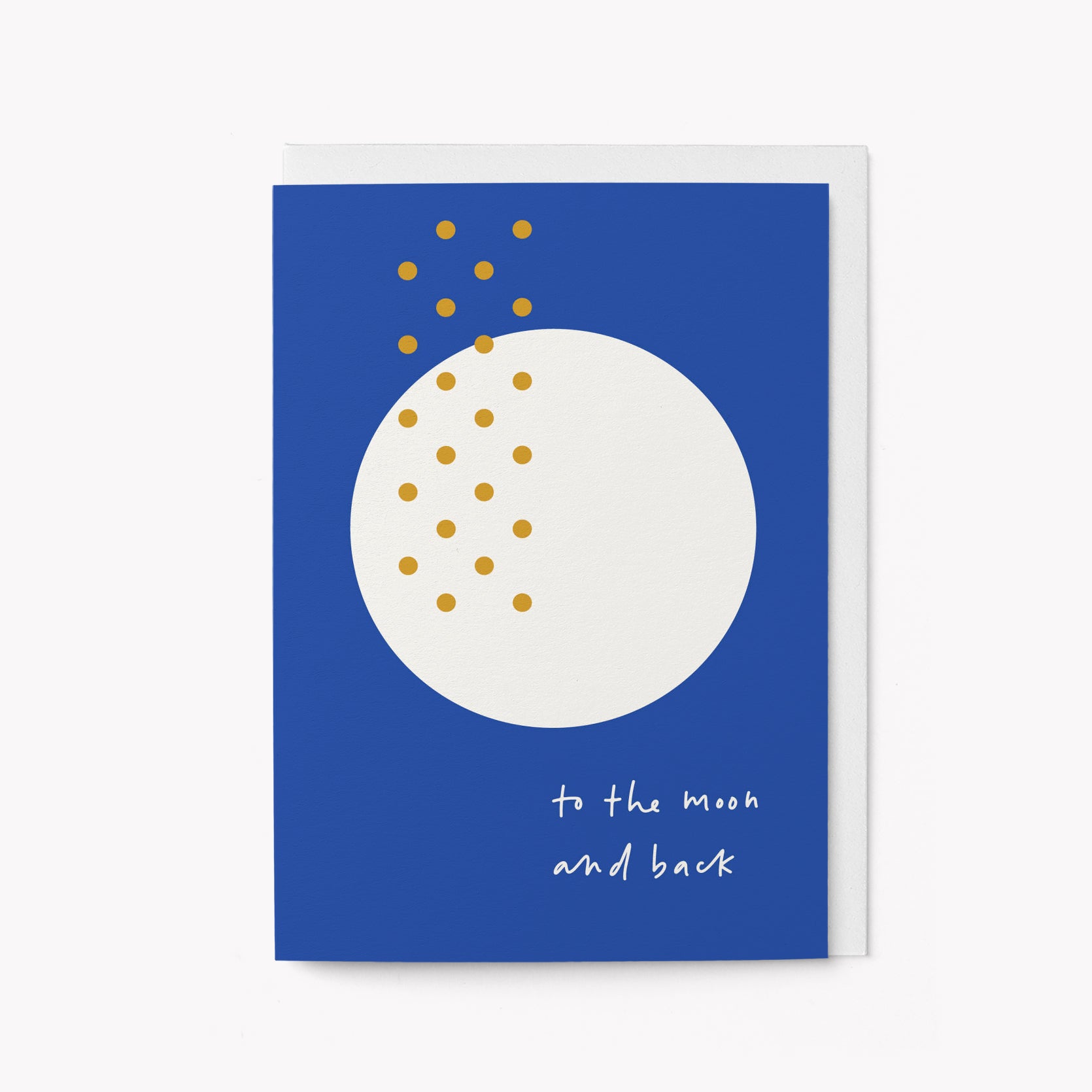 To the moon and back - Greeting card