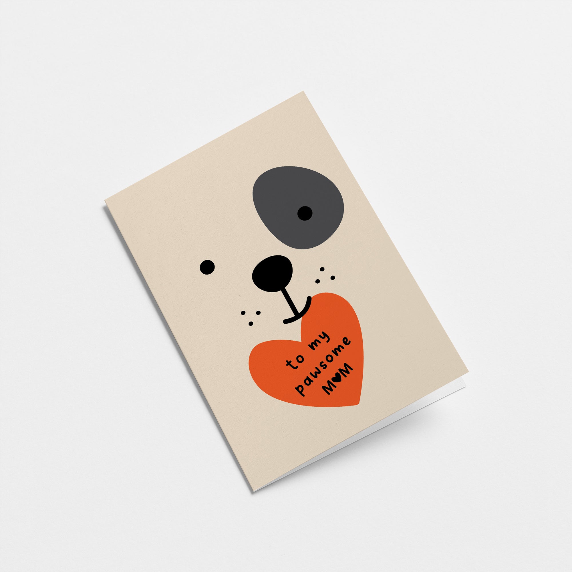To my pawsome mum - Mother's Day Greeting Card