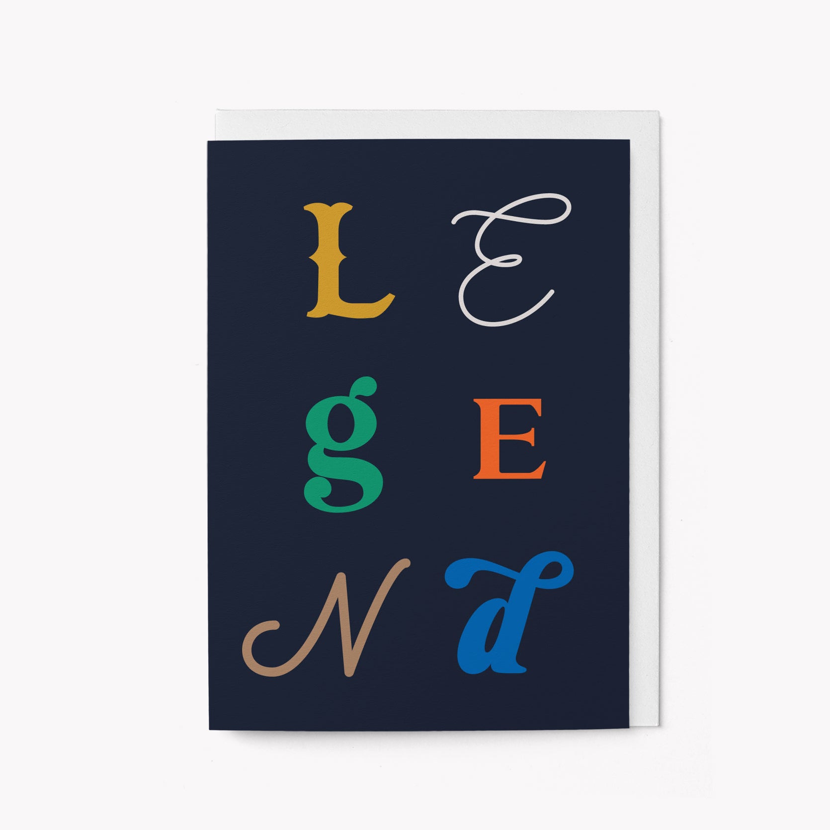 Legend - Greeting card