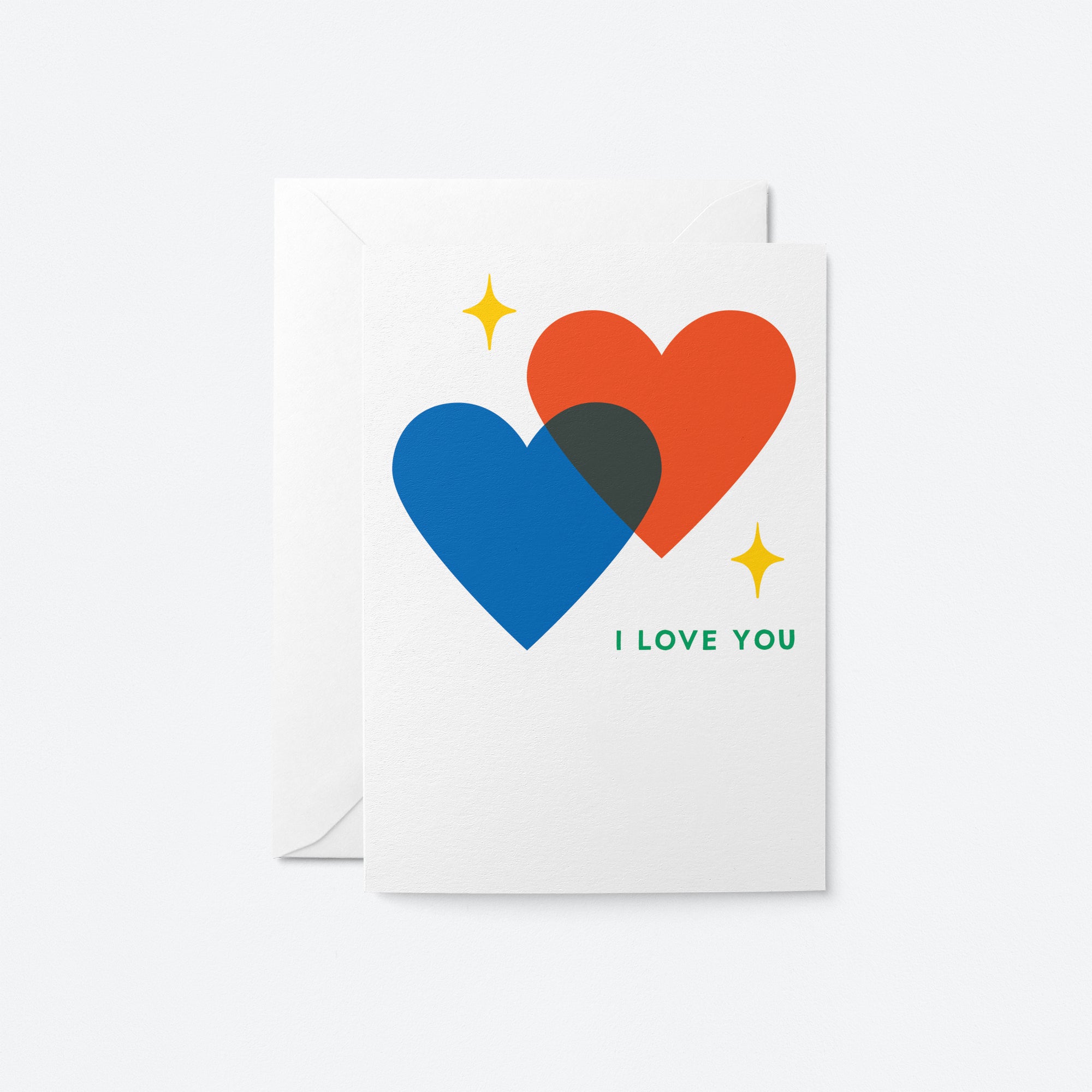 I Love You - Greeting card