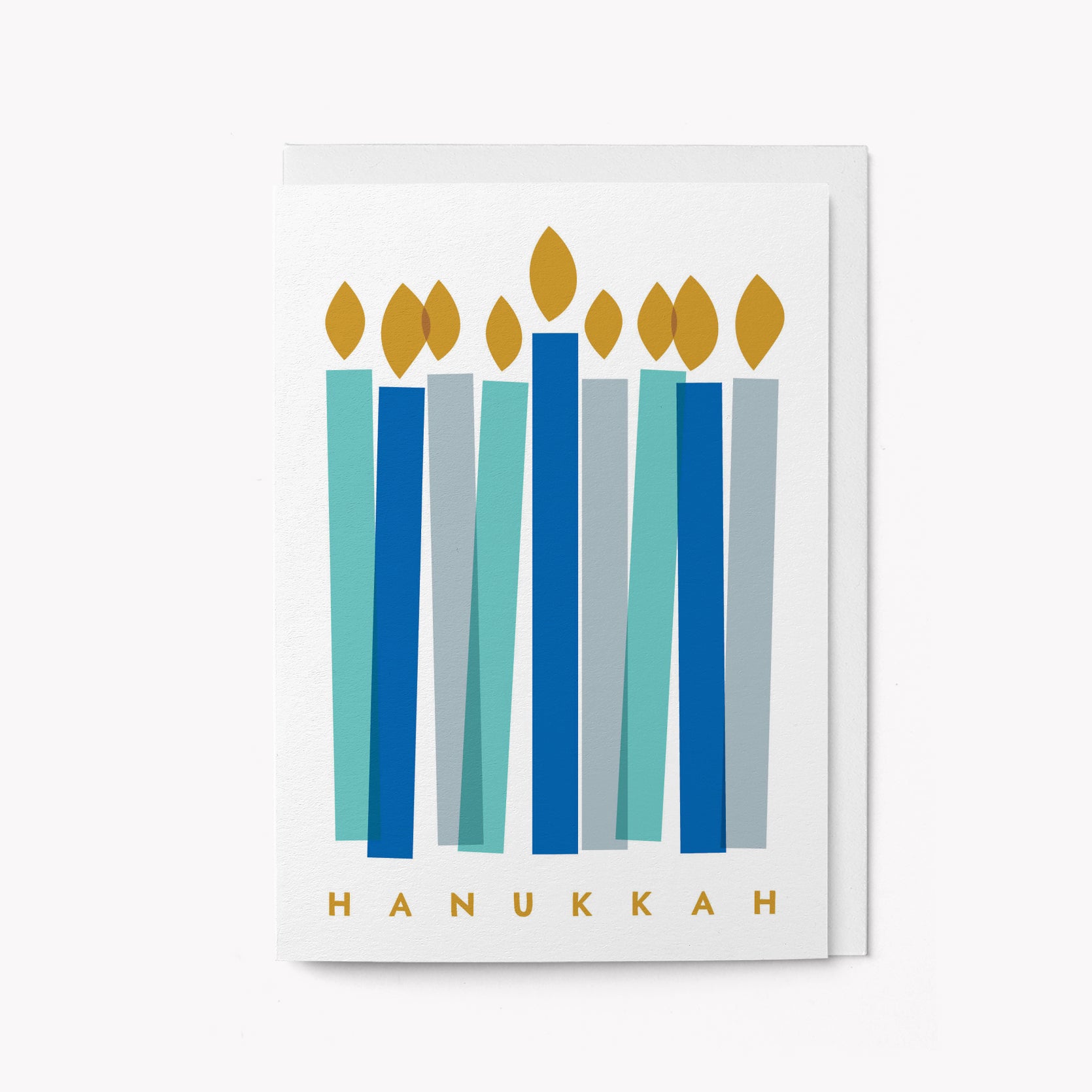 Hanukkah candles - Greeting card