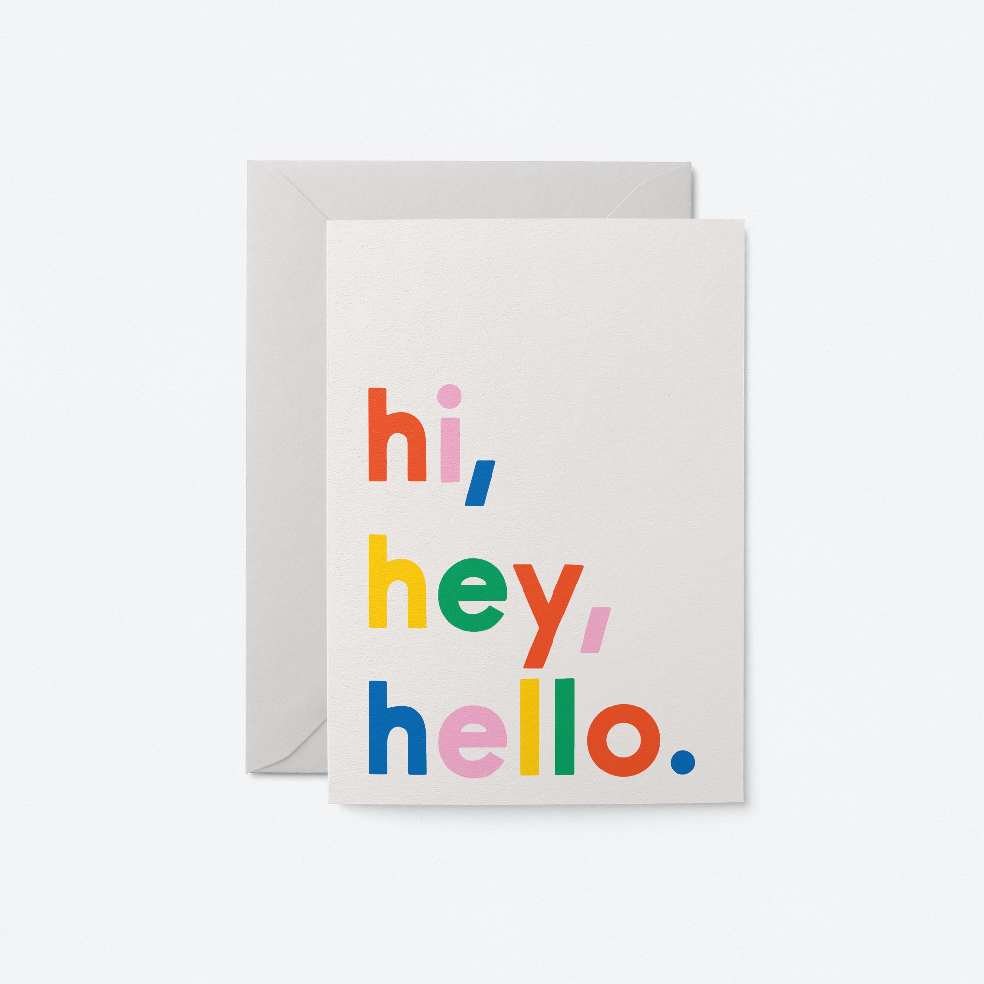 Hi, Hey, Hello - Greeting Card