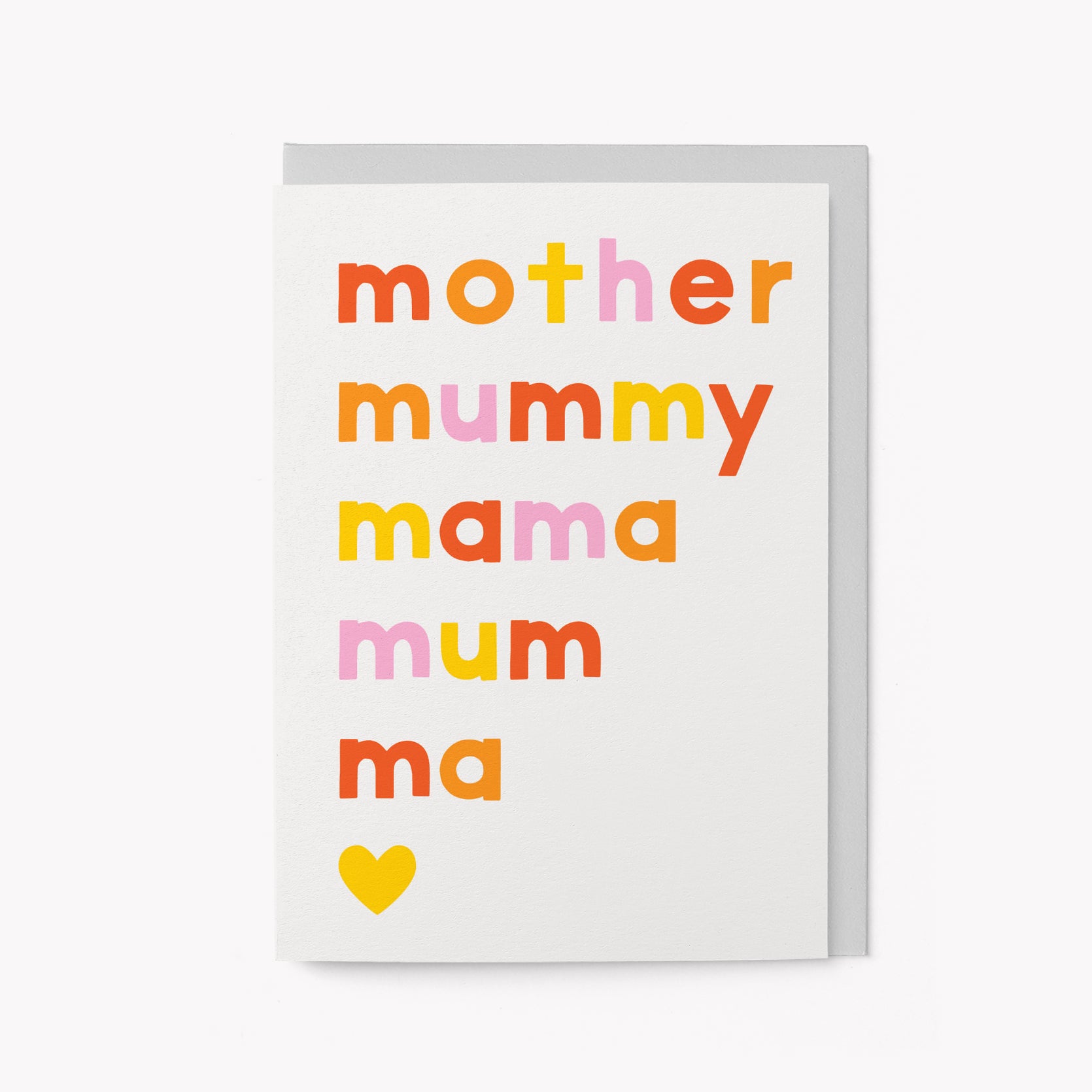 Mother, mummy, mama - Greeting Card
