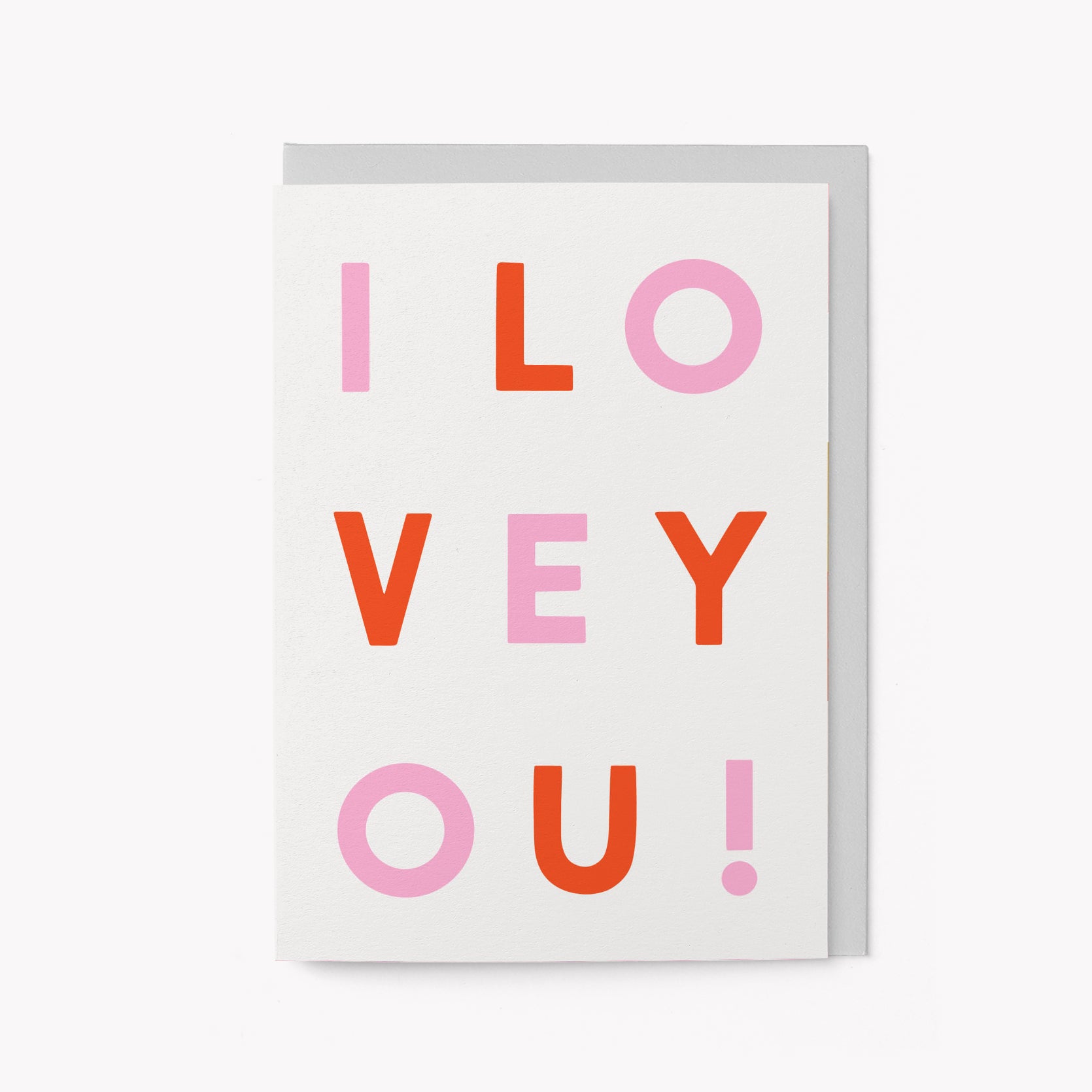 I love You - Greeting Card