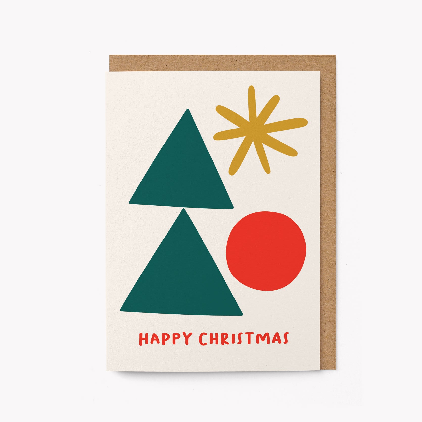 Happy Christmas tree - Greeting Card