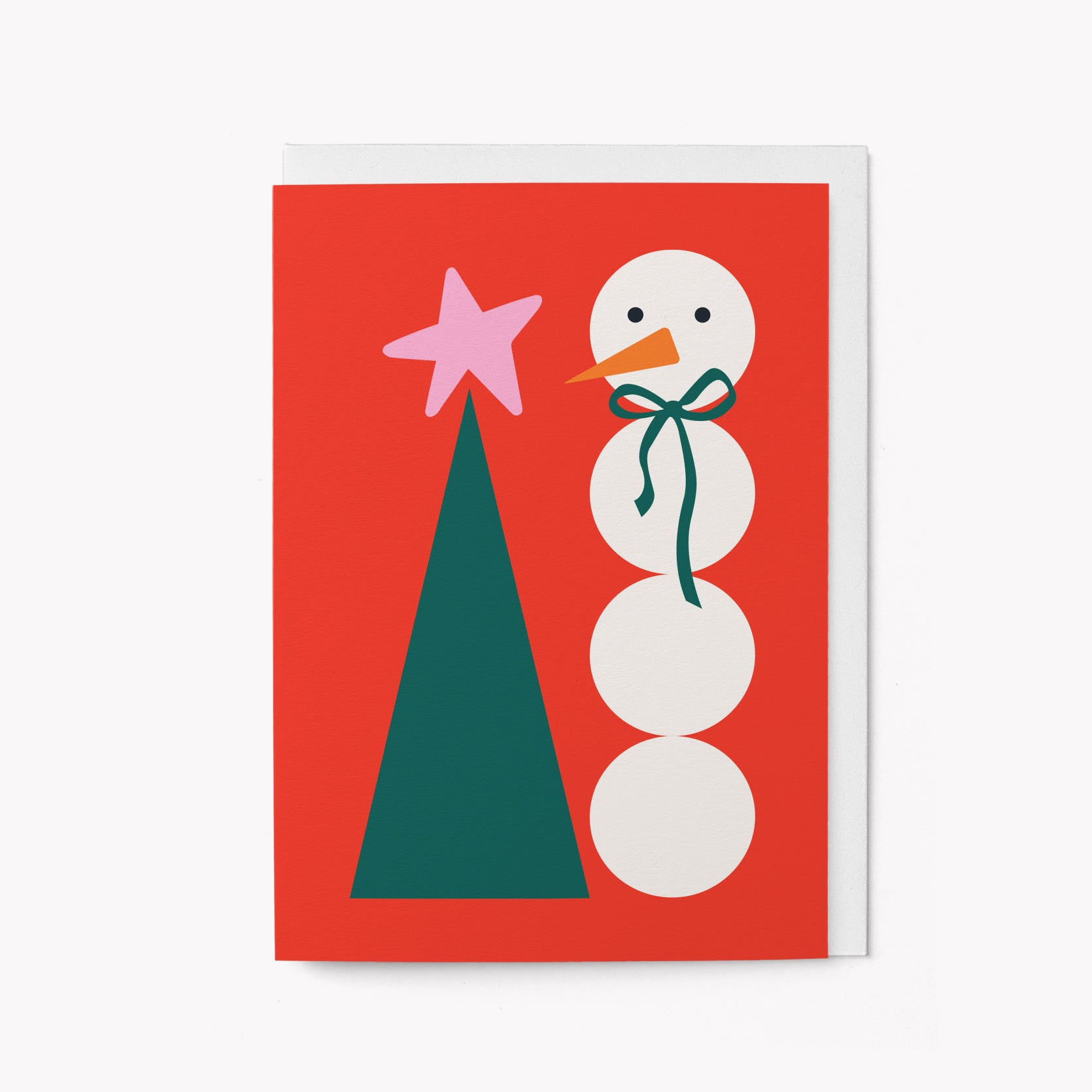 Snowman - Christmas card