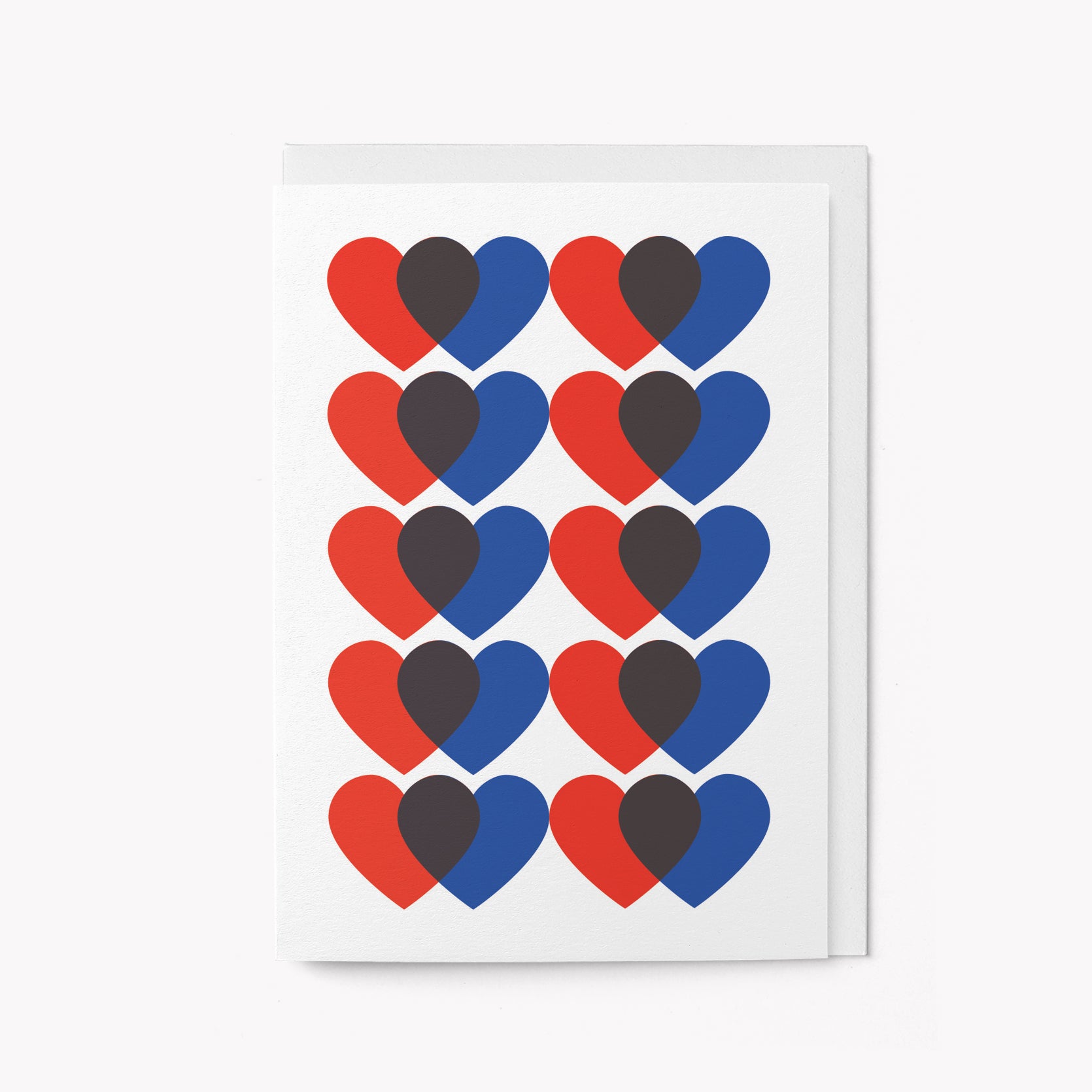 Love pattern - Greeting card