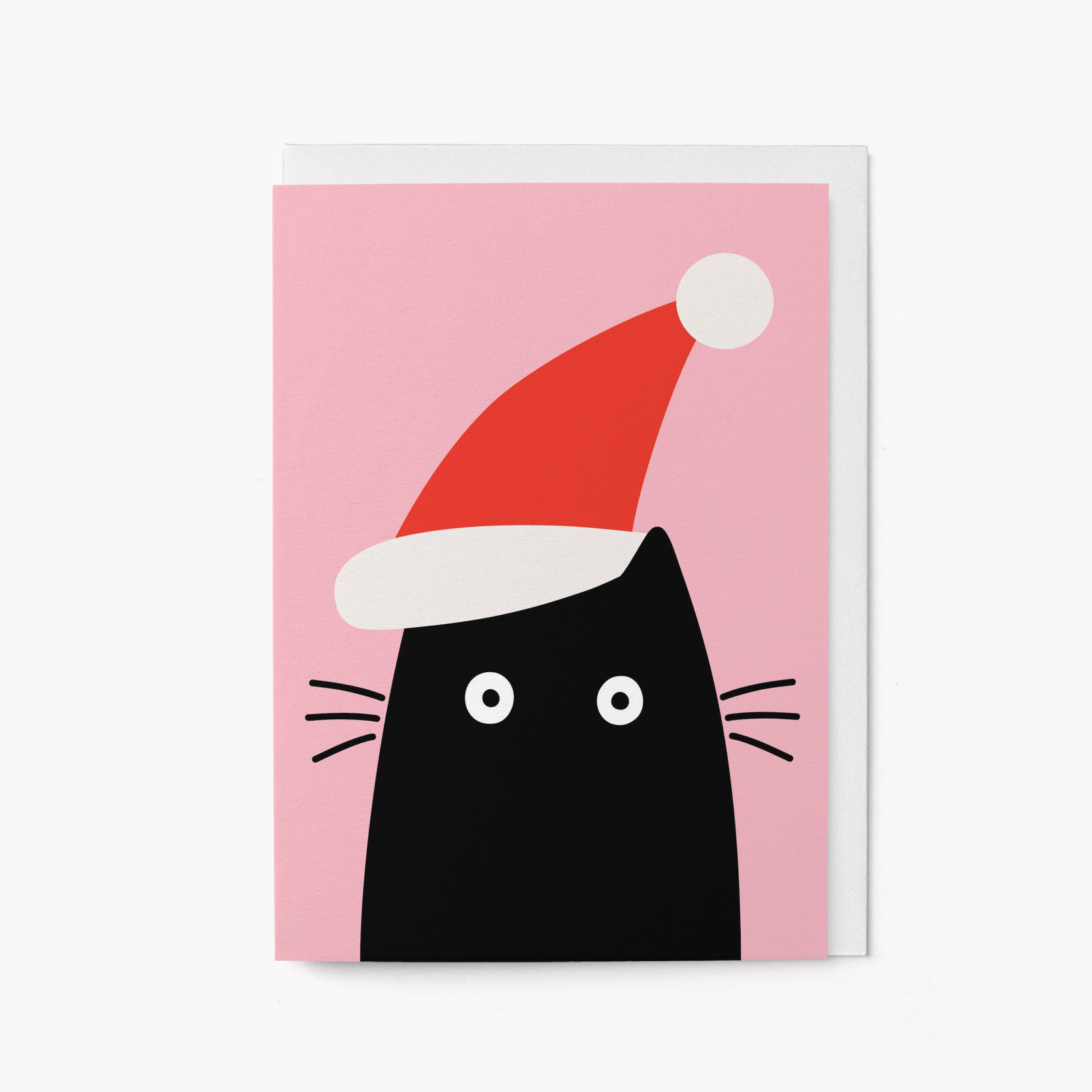 Santa Cat - Christmas card