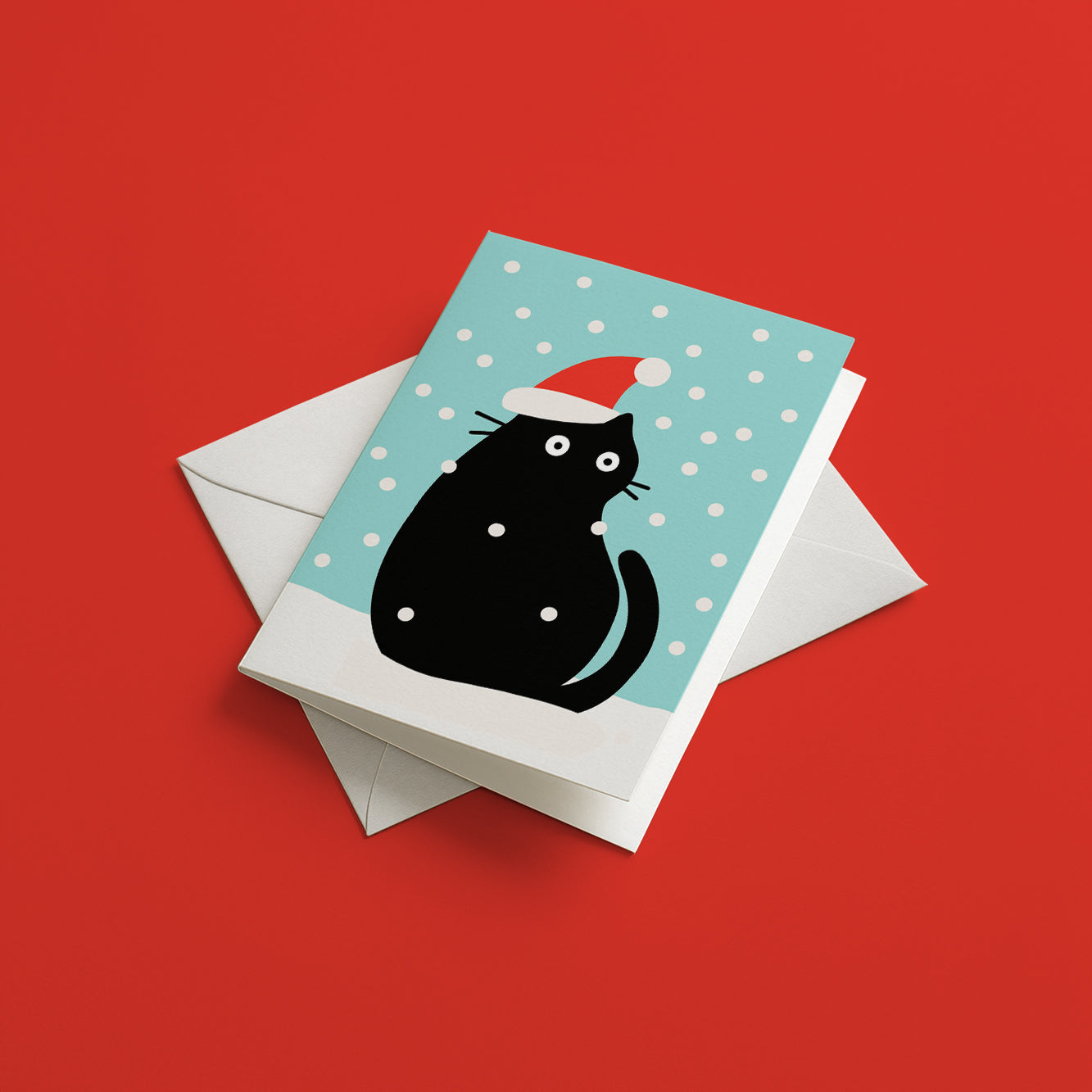 Snowcat - Christmas card