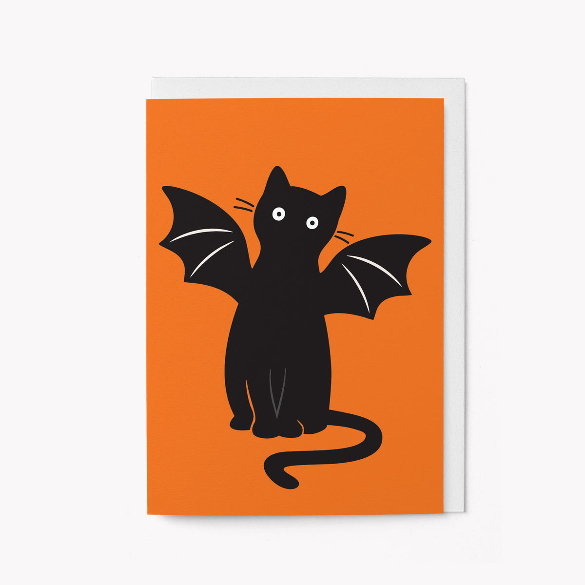Little Bat Cat - Halloween card