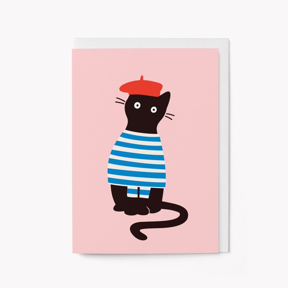 French cat - Greeting card