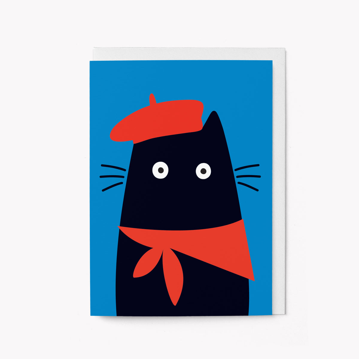 Parisian cat - Greeting card