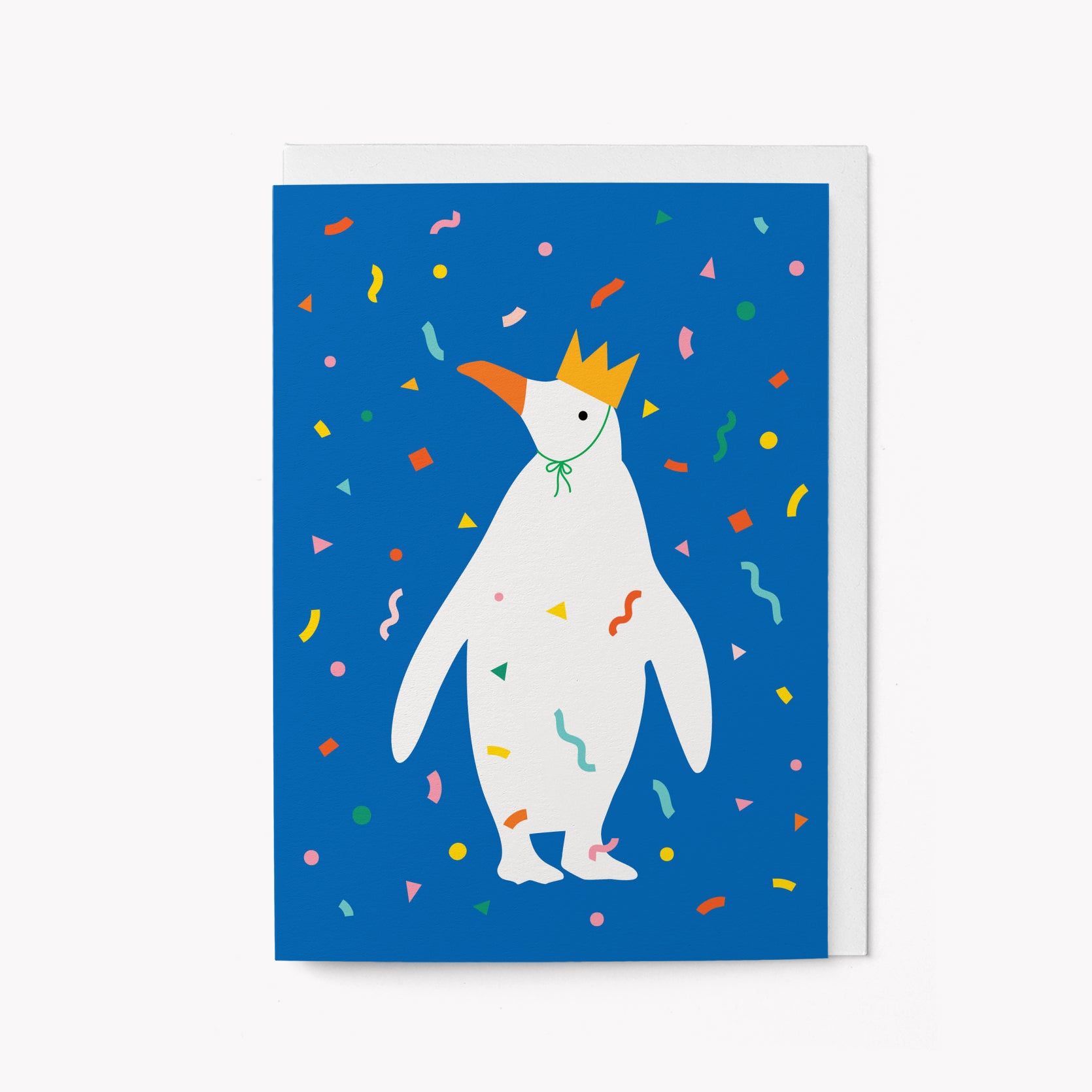 King Penguin Celebration - Greeting Card