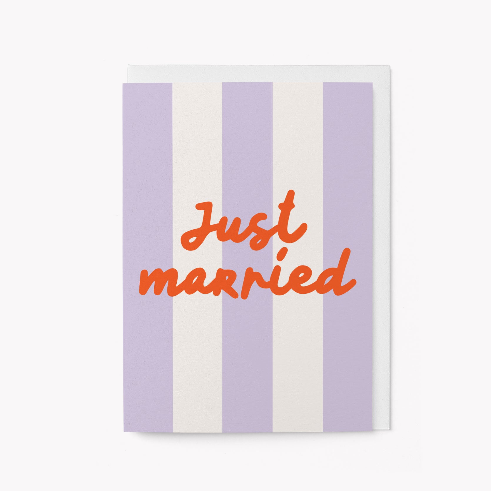 Just Married - Wedding card