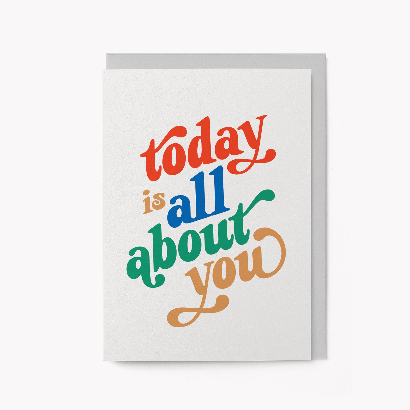 All about you - Birthday card
