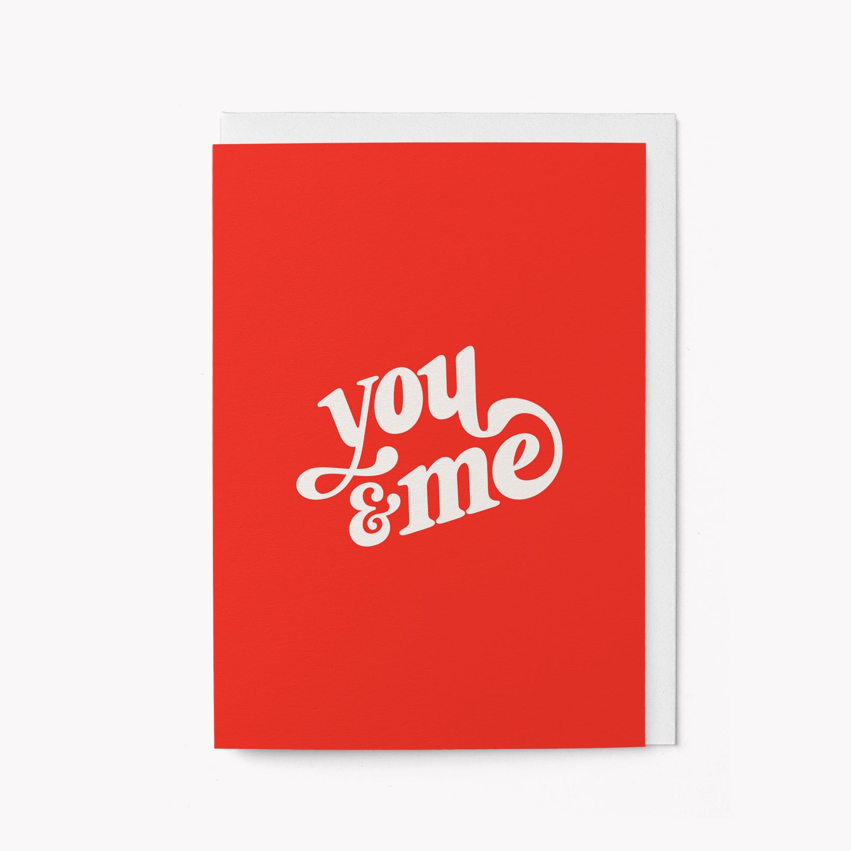 You and me - Greeting card