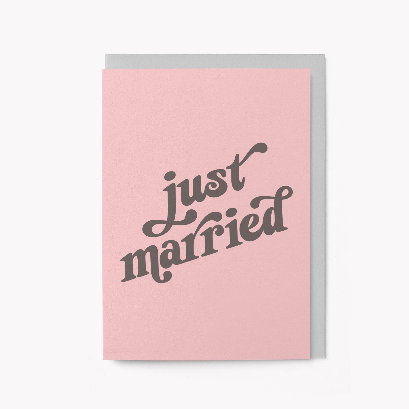 Just married - Wedding card