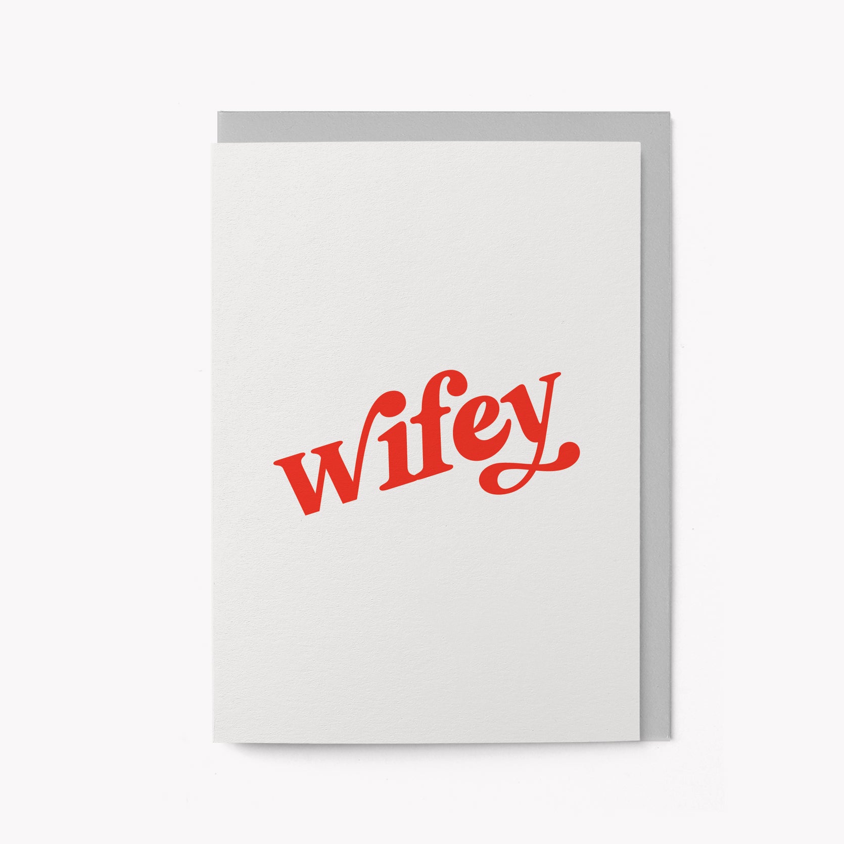 Wifey - Greeting card