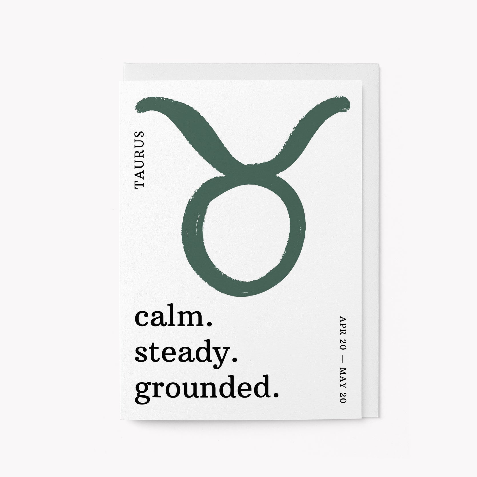 Taurus Birthday Card