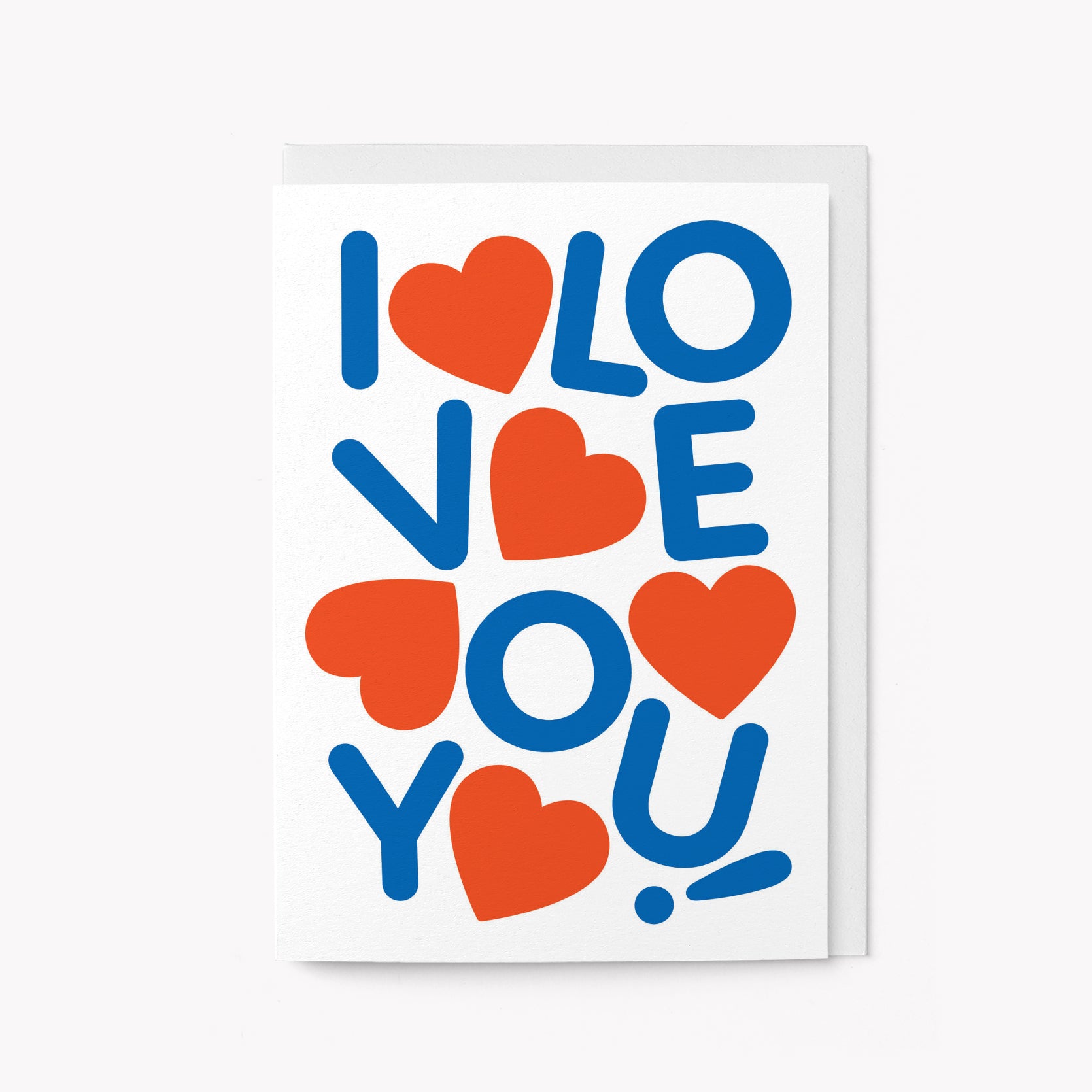 I love you - Greeting card