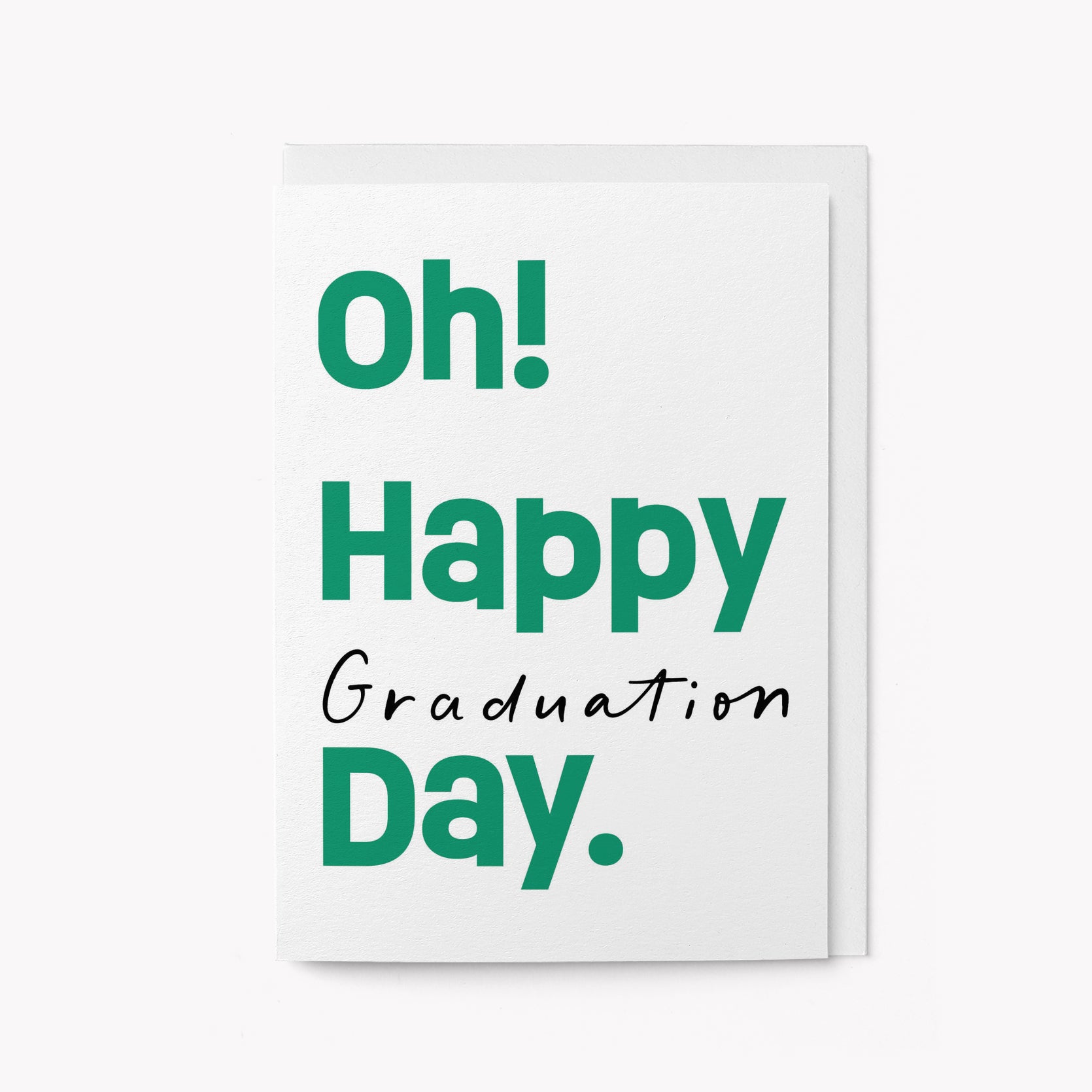 Oh! Happy Graduation Day - Greeting Card