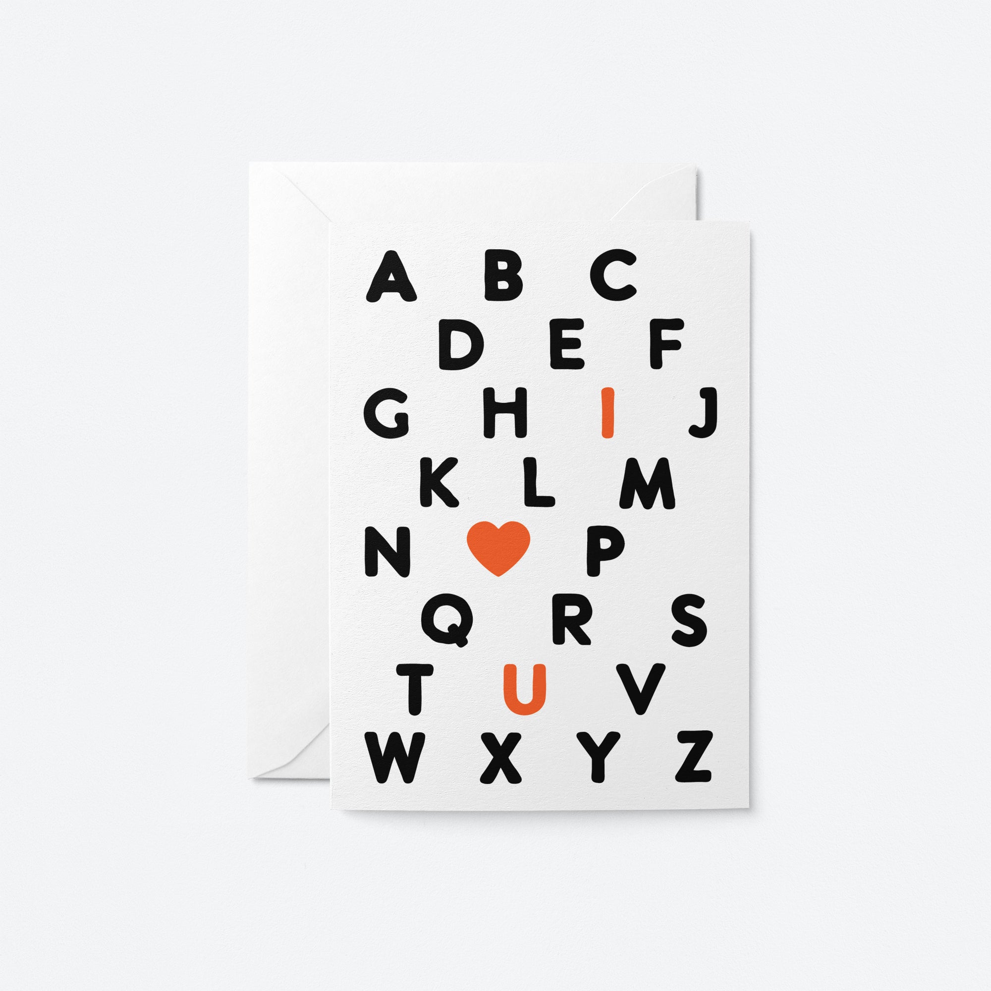 I love you - Greeting card
