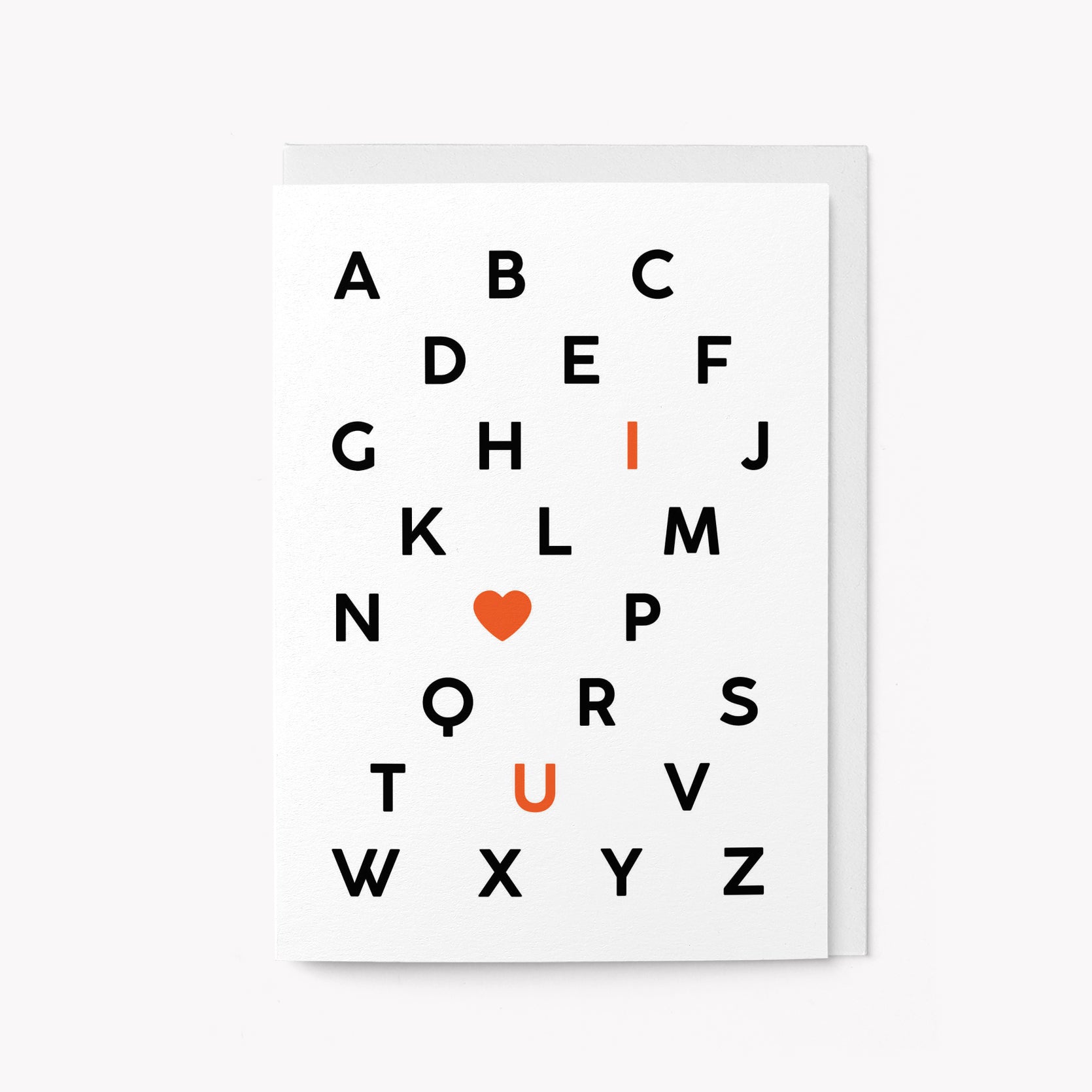 I love you - Greeting card