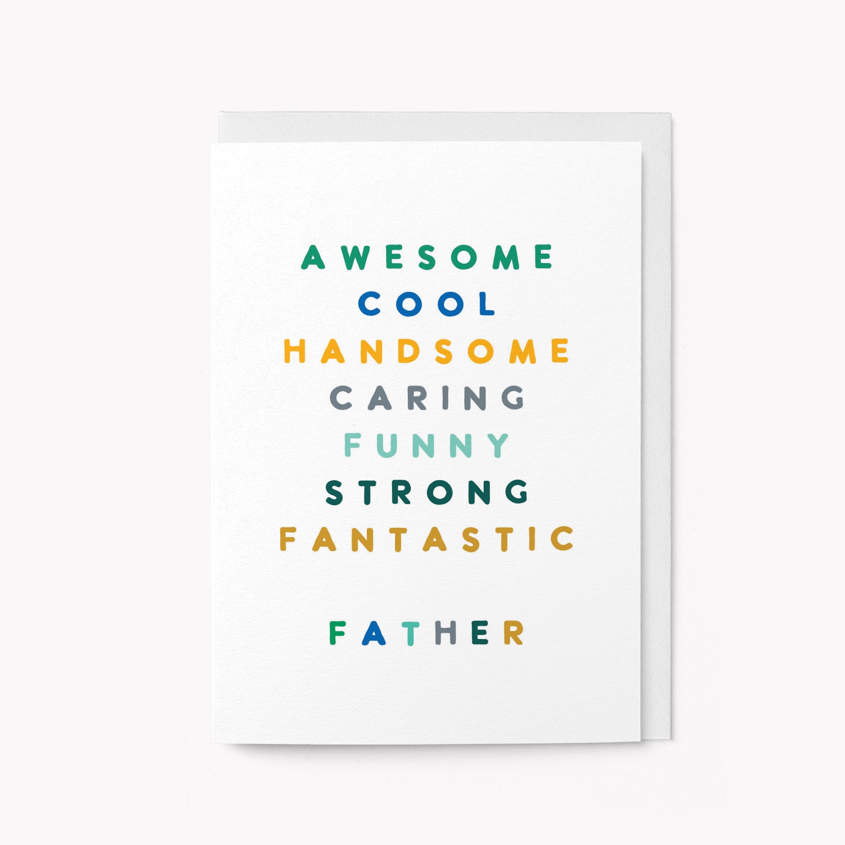 Fantastic Father - Greeting Card