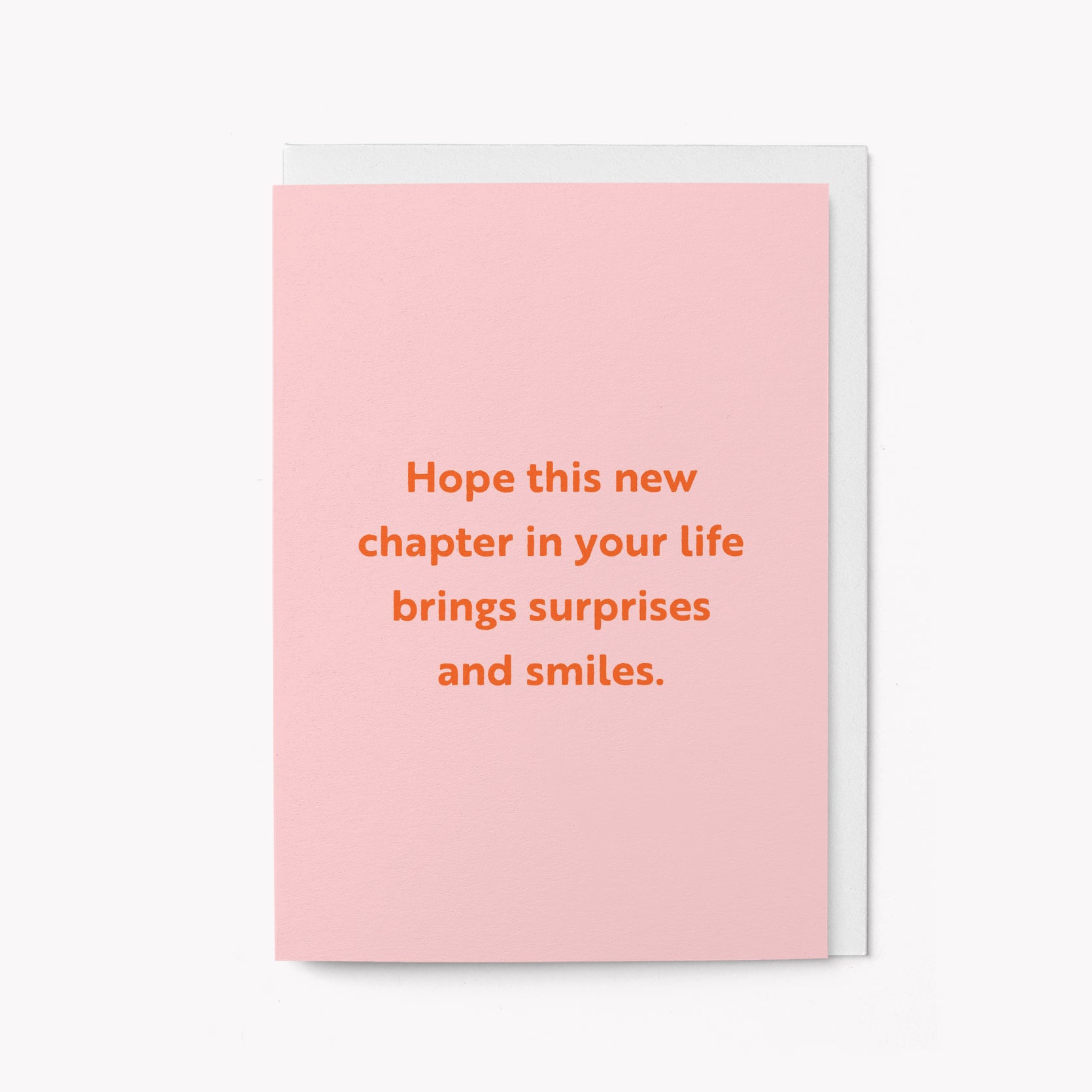 New chapter - Greeting card