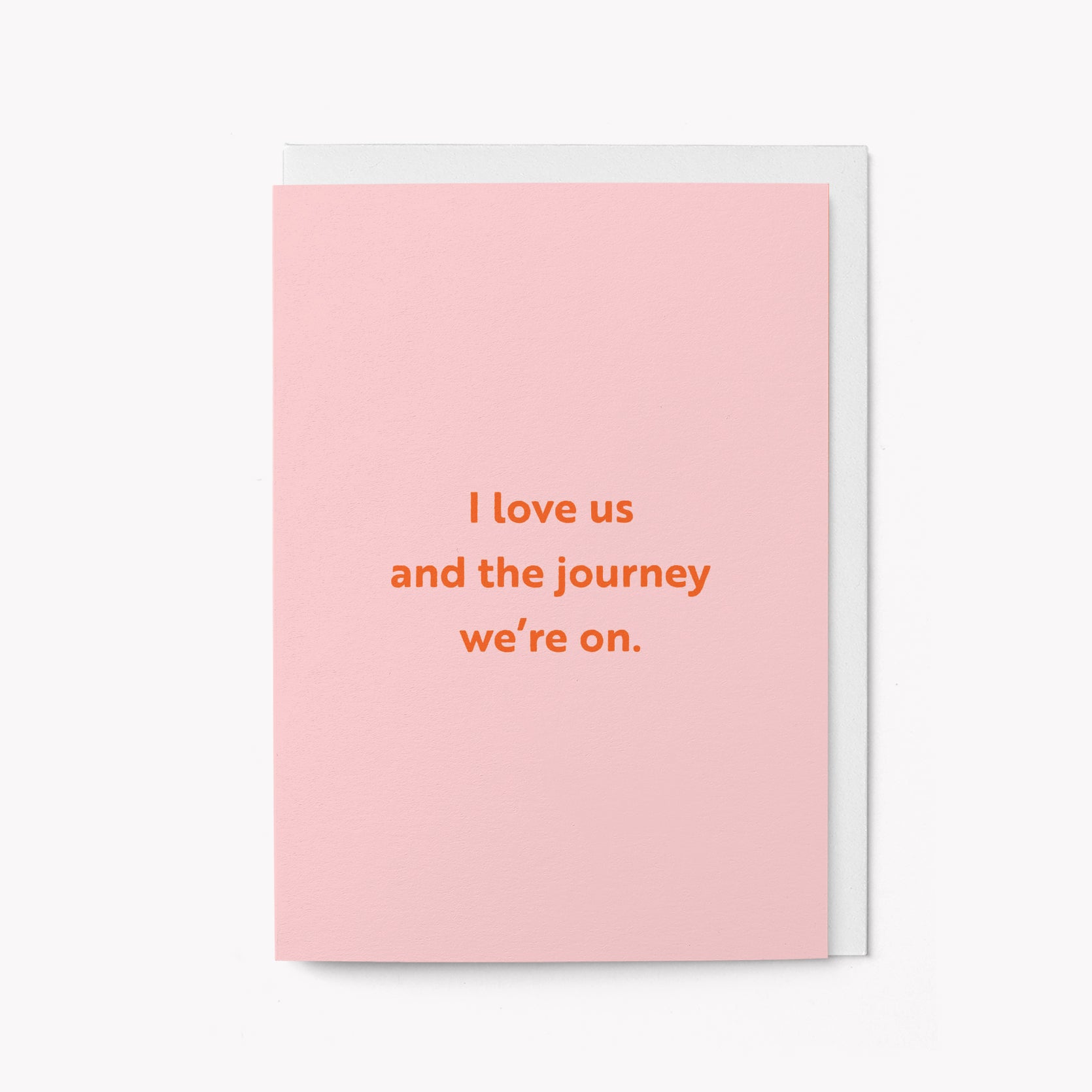 I love us - Anniversary card
