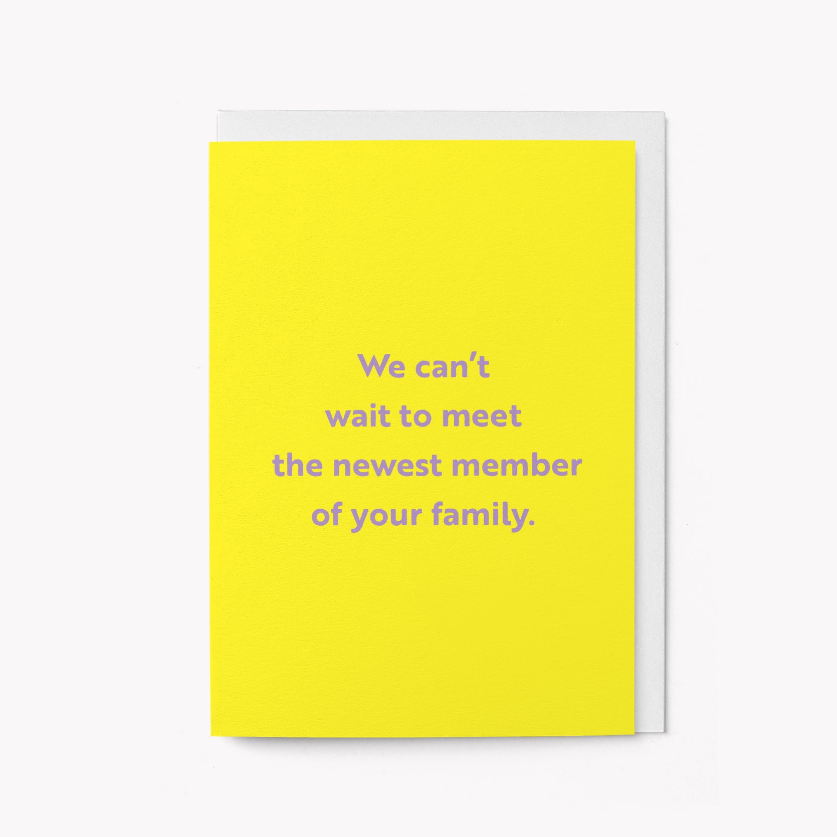The newest member - Baby & Adoption card
