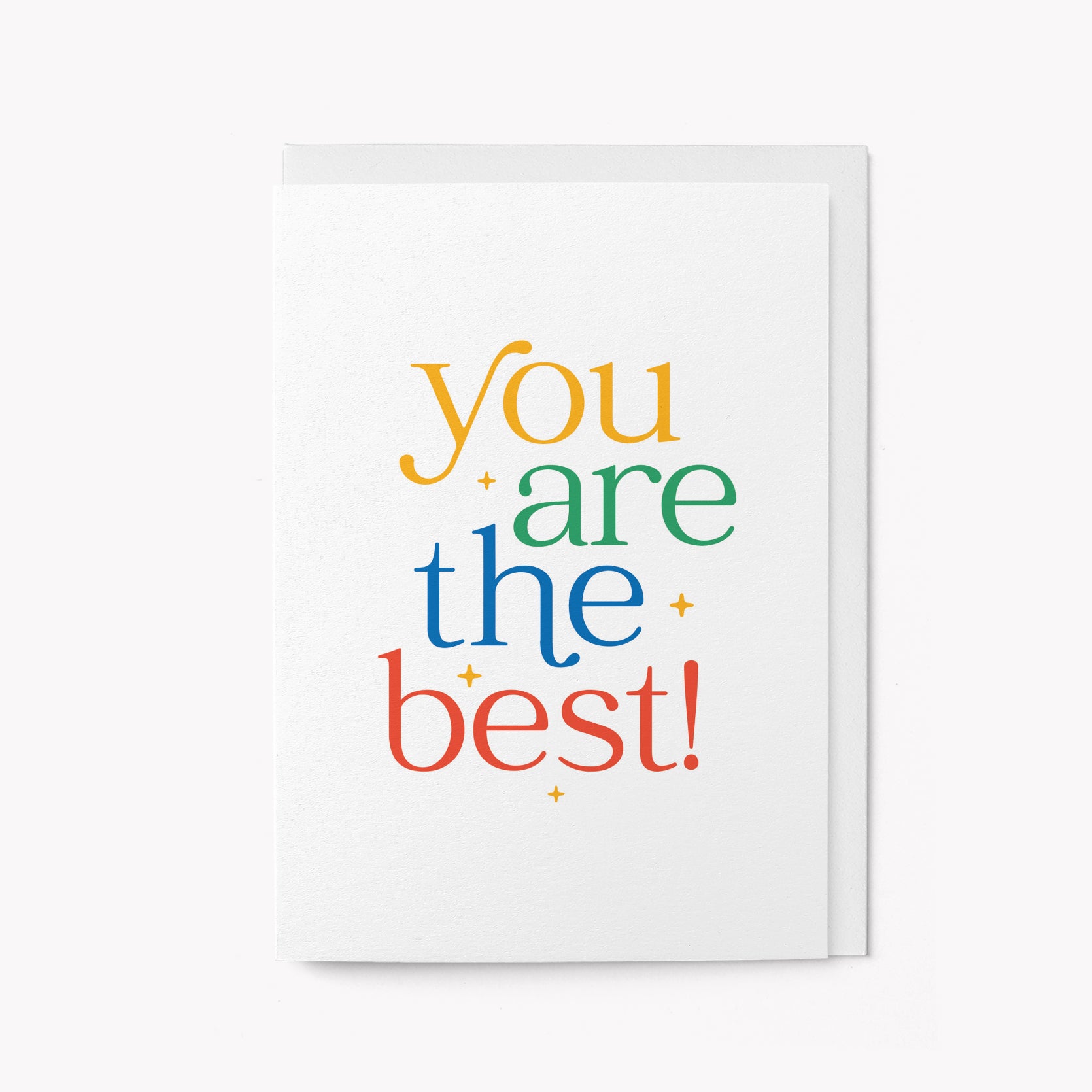 You are the best - Birthday card