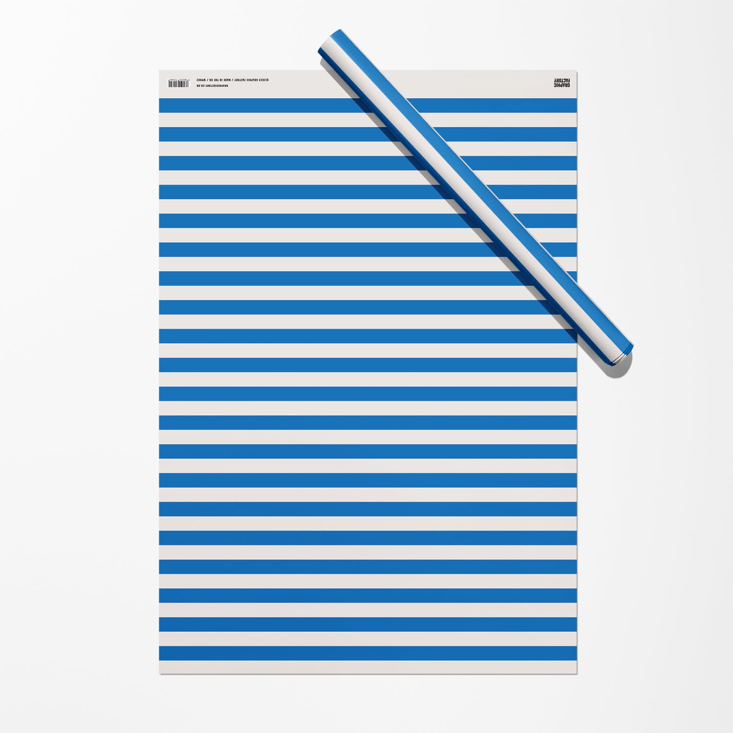 Blue Stripes Gift Wrap