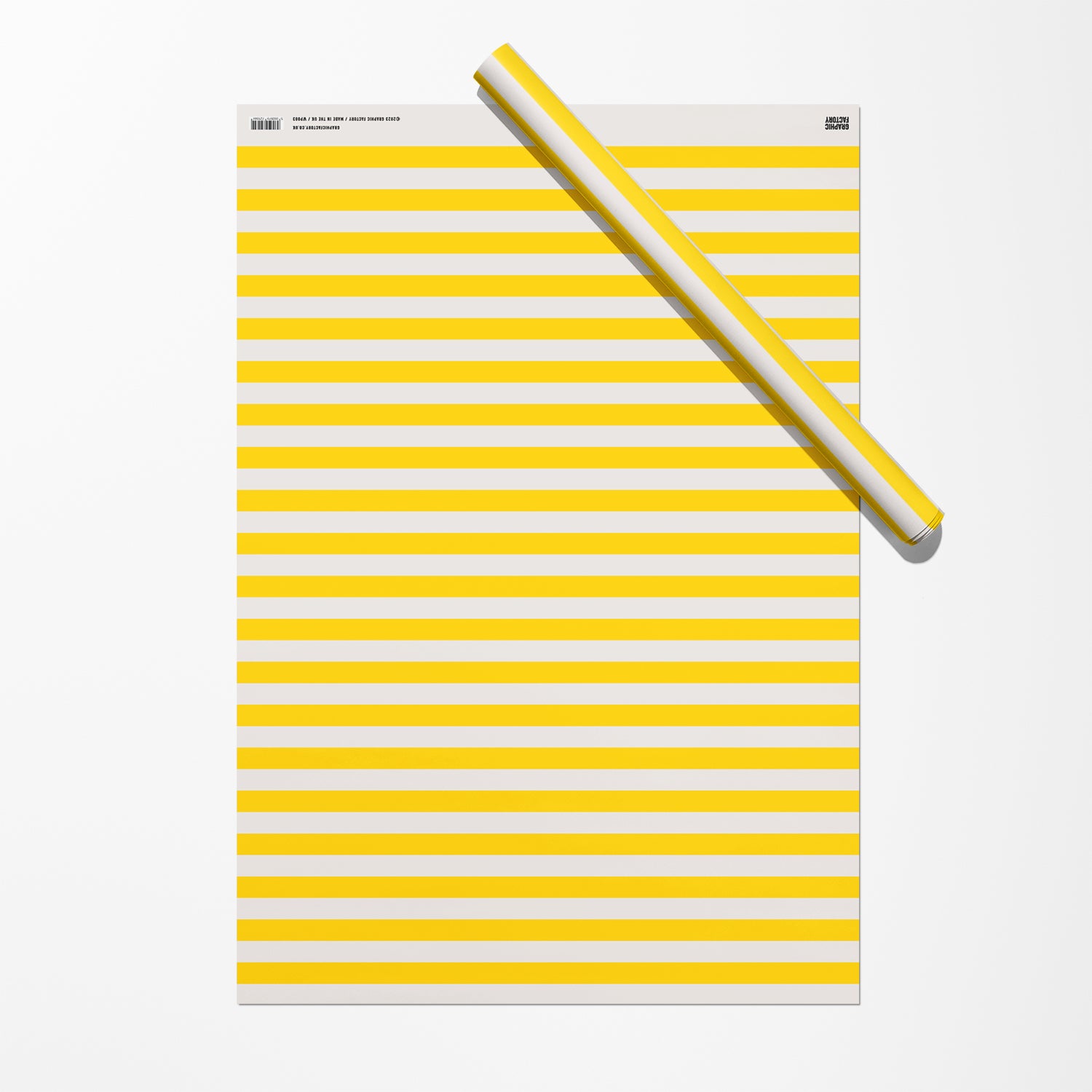 Yellow Stripes Gift Wrap