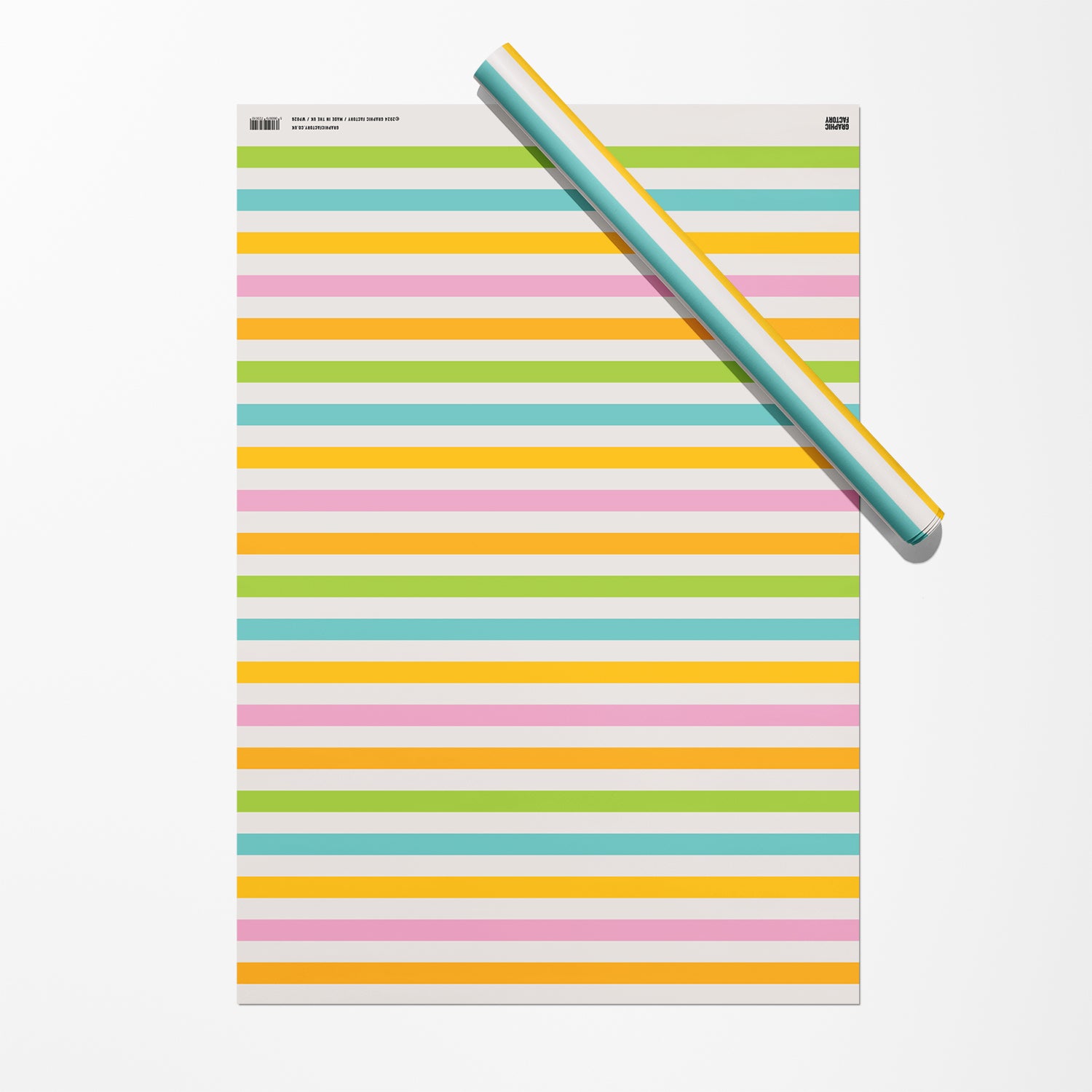 Spring Stripes Gift Wrap