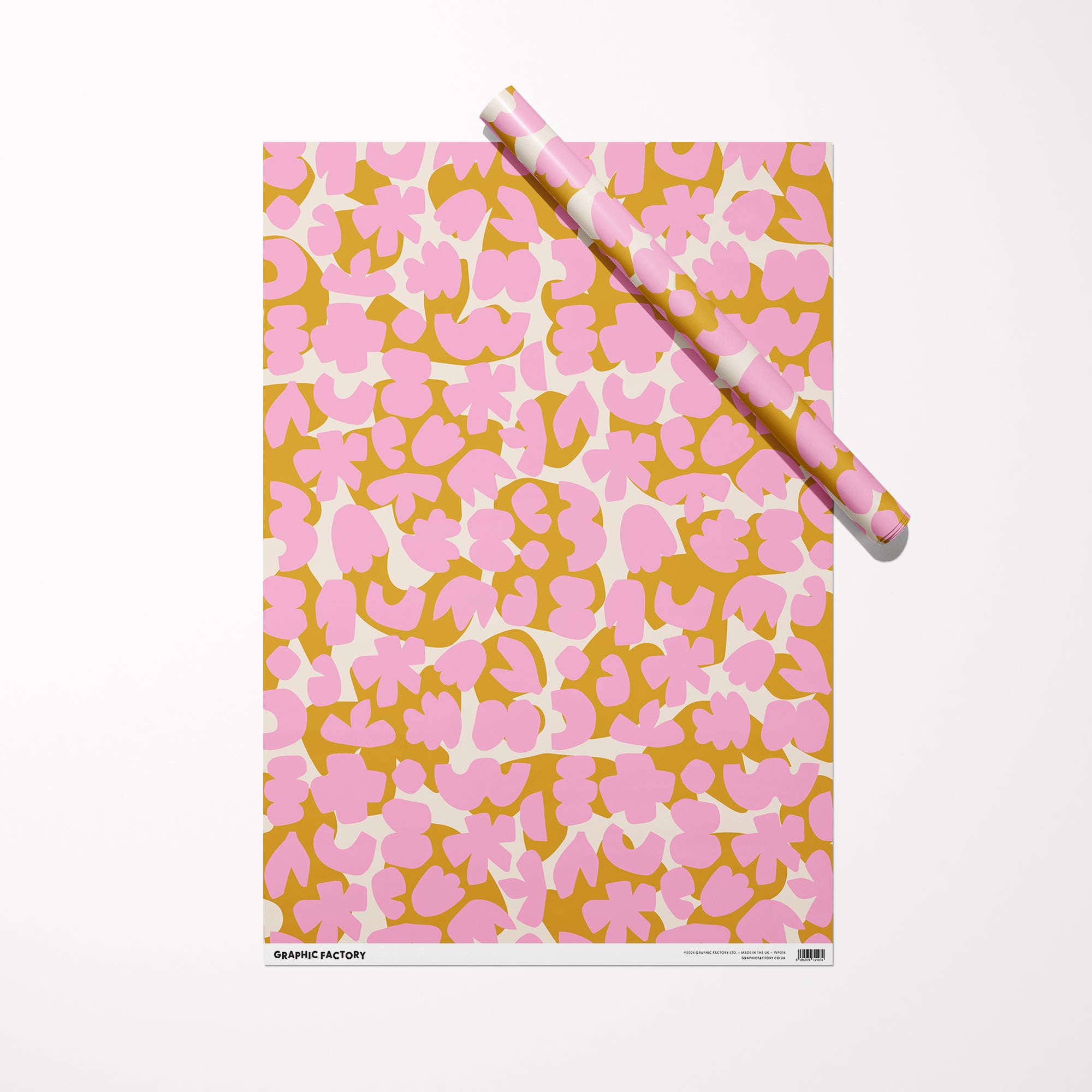 Wildflowers Gift Wrap / Pink