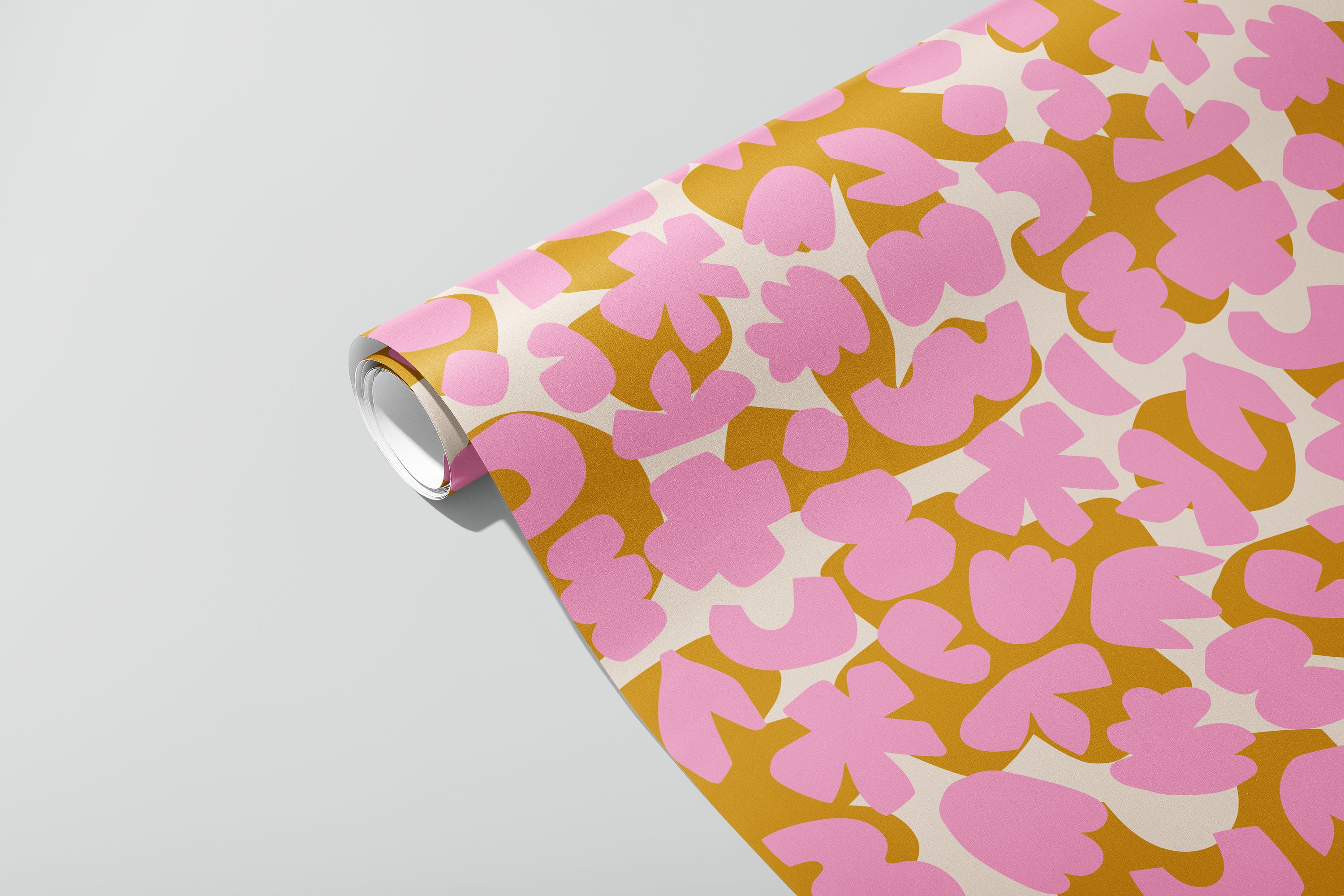 Wildflowers Gift Wrap / Pink
