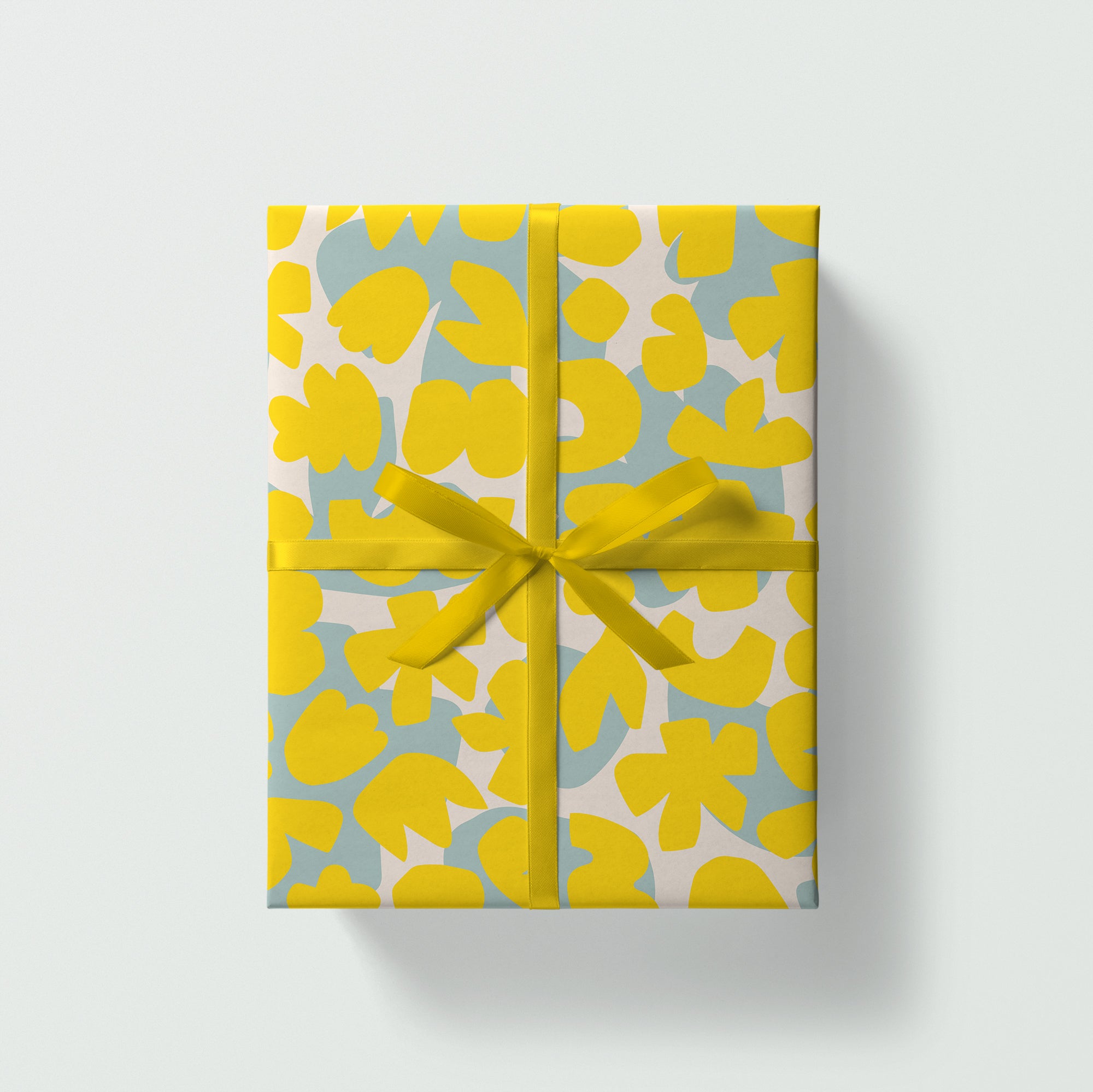 Wildflowers Gift Wrap / Yellow
