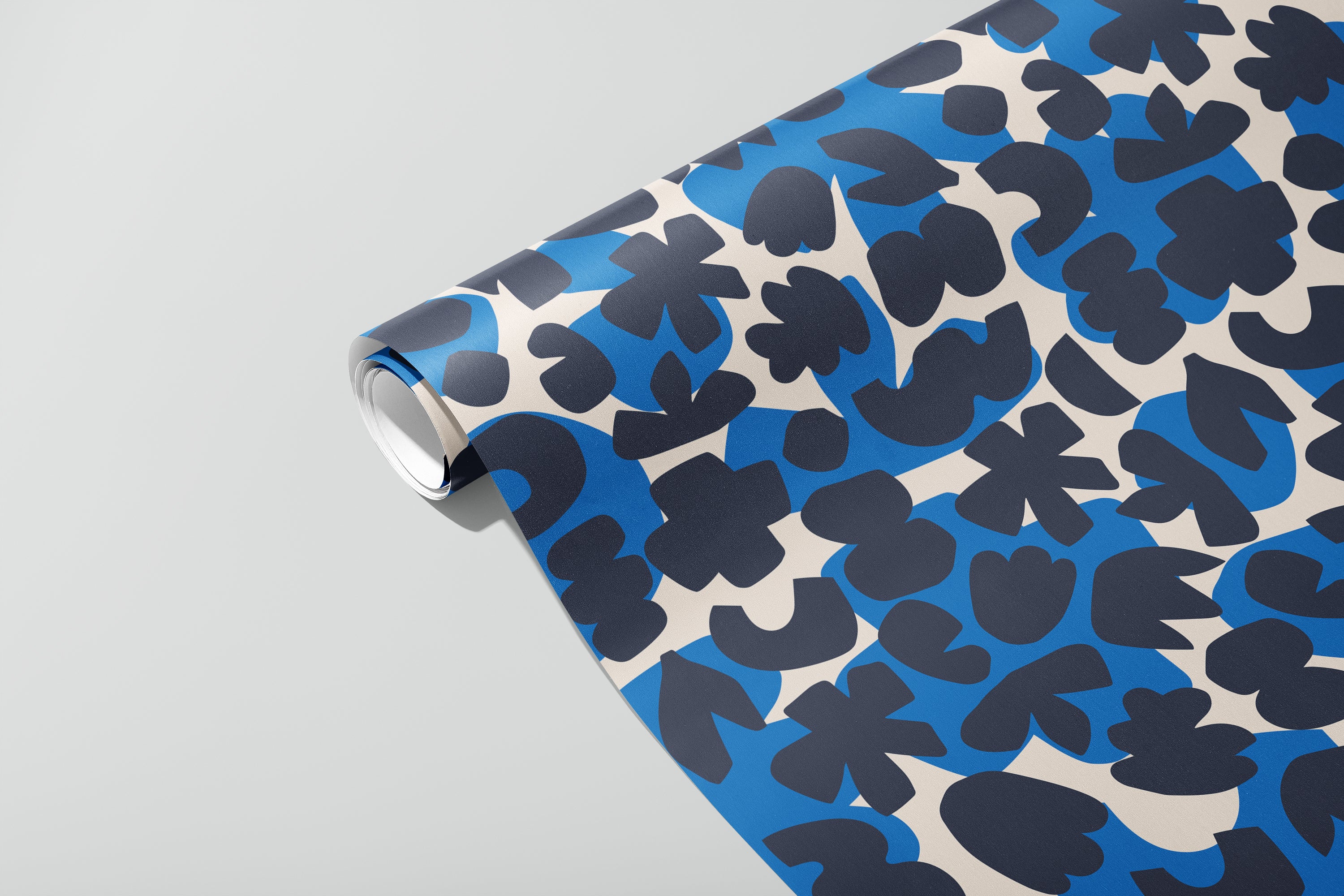 Wildflowers Gift Wrap / Blue